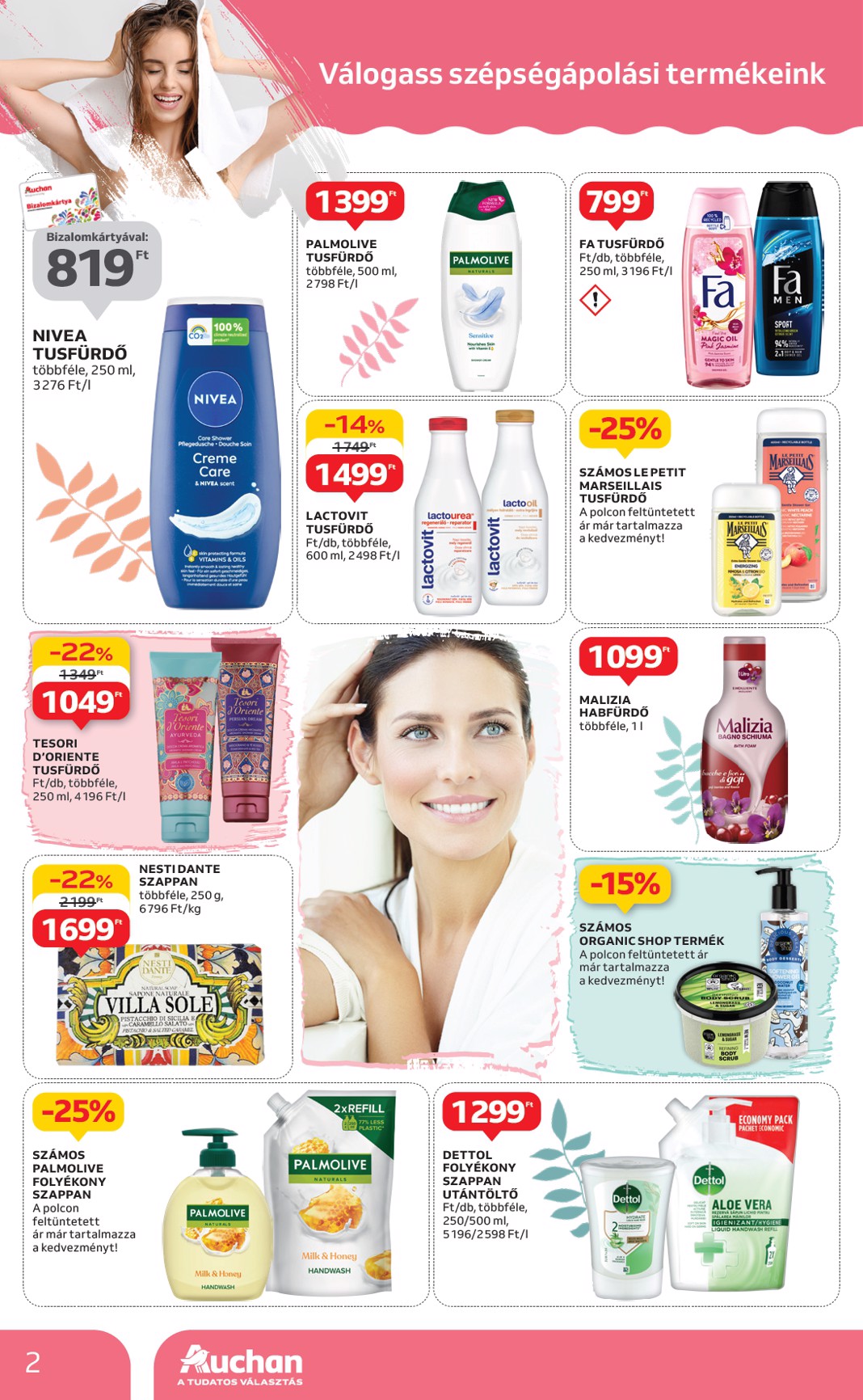 auchan - Auchan - Szépségápolási ajánlataink akciós újság, érvényes 05.22. - 06.04. - page: 2