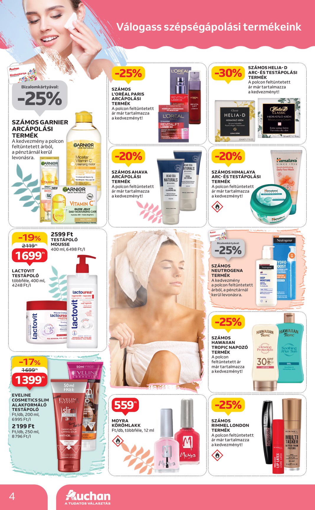 auchan - Auchan - Szépségápolási ajánlataink akciós újság, érvényes 05.22. - 06.04. - page: 4