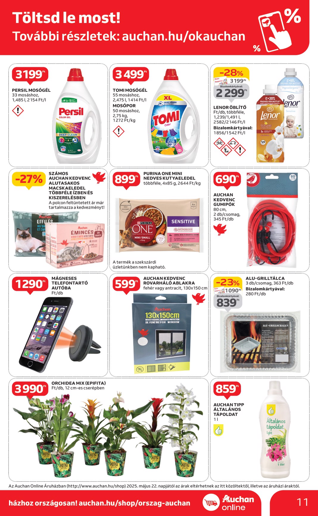 auchan - Auchan szupermarket akciós újság, érvényes 05.22. - 05.28. - page: 11