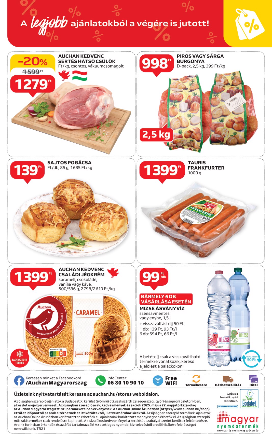 auchan - Auchan szupermarket akciós újság, érvényes 05.22. - 05.28. - page: 12