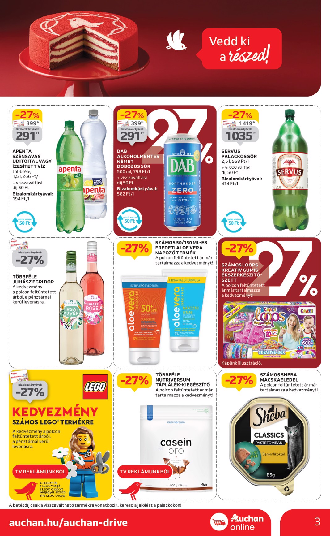 auchan - Auchan szupermarket akciós újság, érvényes 05.22. - 05.28. - page: 3