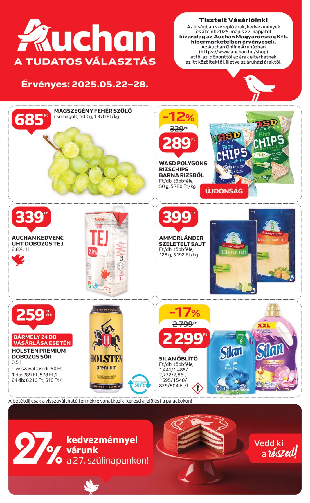 auchan - Auchan akciós újság, érvényes 05.22. - 05.28. - page: 1 auchan - Auchan akciós újság, érvényes 05.22. - 05.28. - page: 1