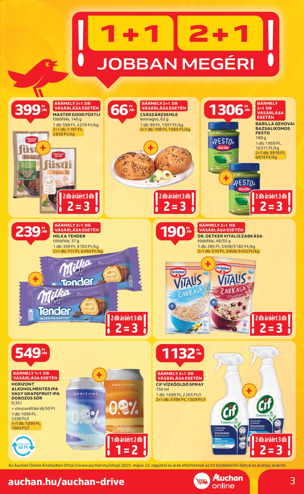 auchan - Auchan szupermarket akciós újság, érvényes 05.29. - 06.04. - page: 3