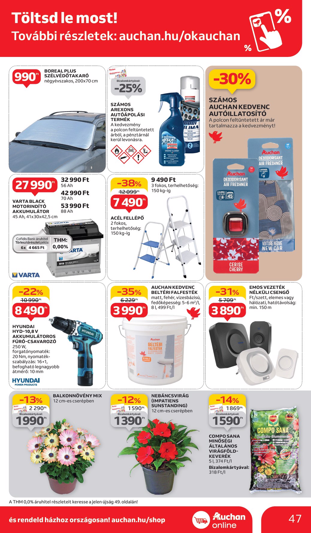 auchan - Auchan akciós újság, érvényes 05.29. - 06.04. - page: 47 auchan - Auchan akciós újság, érvényes 05.29. - 06.04. - page: 47