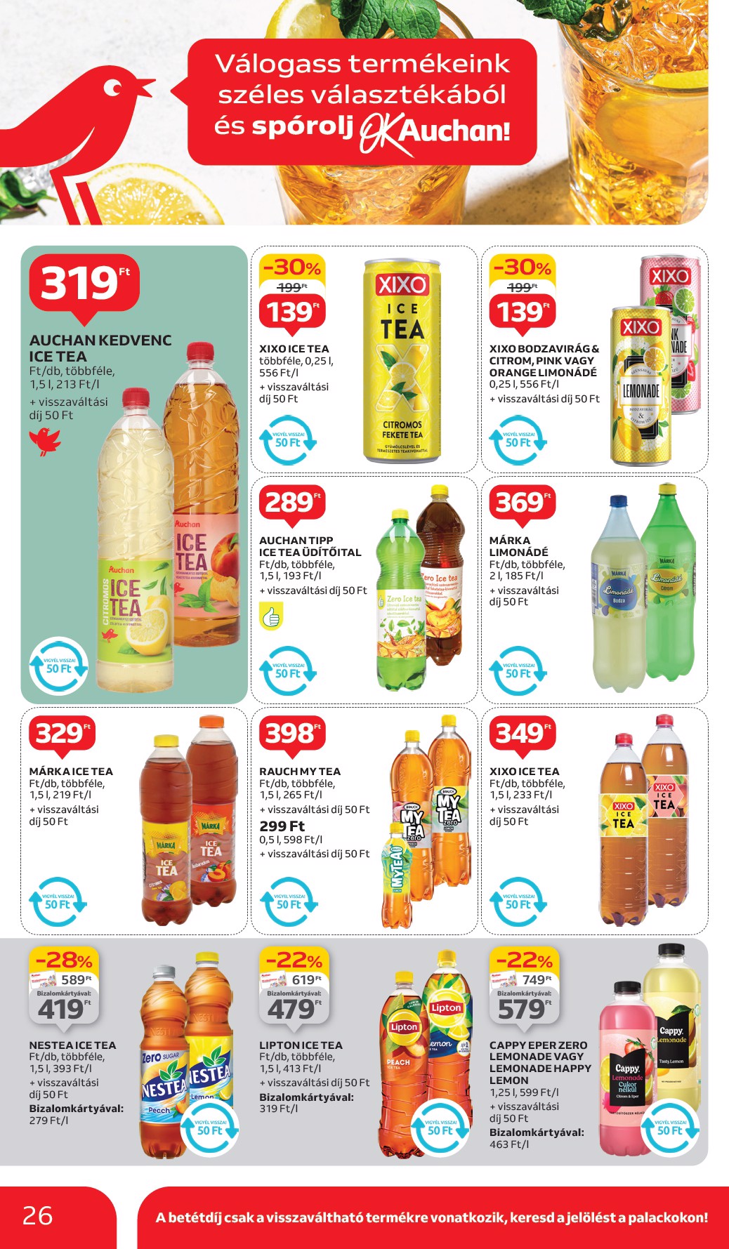 auchan - Auchan akciós újság, érvényes 05.29. - 06.04. - page: 26 auchan - Auchan akciós újság, érvényes 05.29. - 06.04. - page: 26