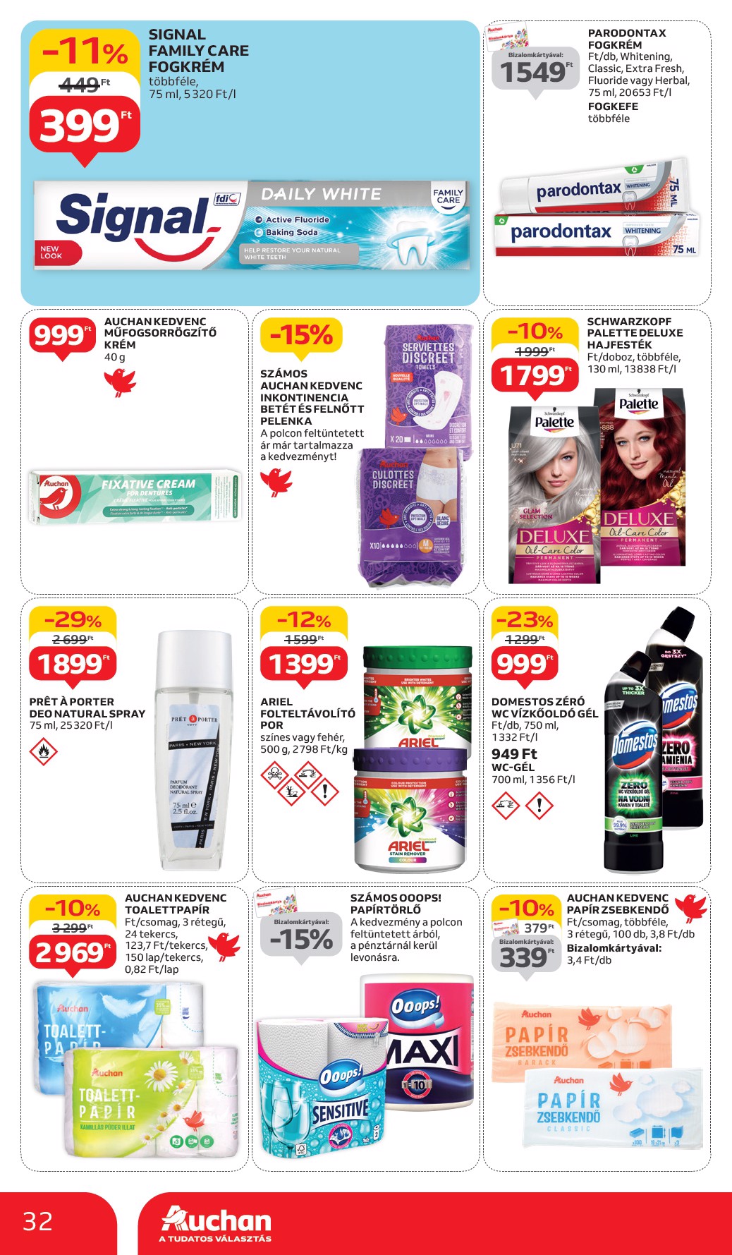 auchan - Auchan akciós újság, érvényes 05.29. - 06.04. - page: 32 auchan - Auchan akciós újság, érvényes 05.29. - 06.04. - page: 32