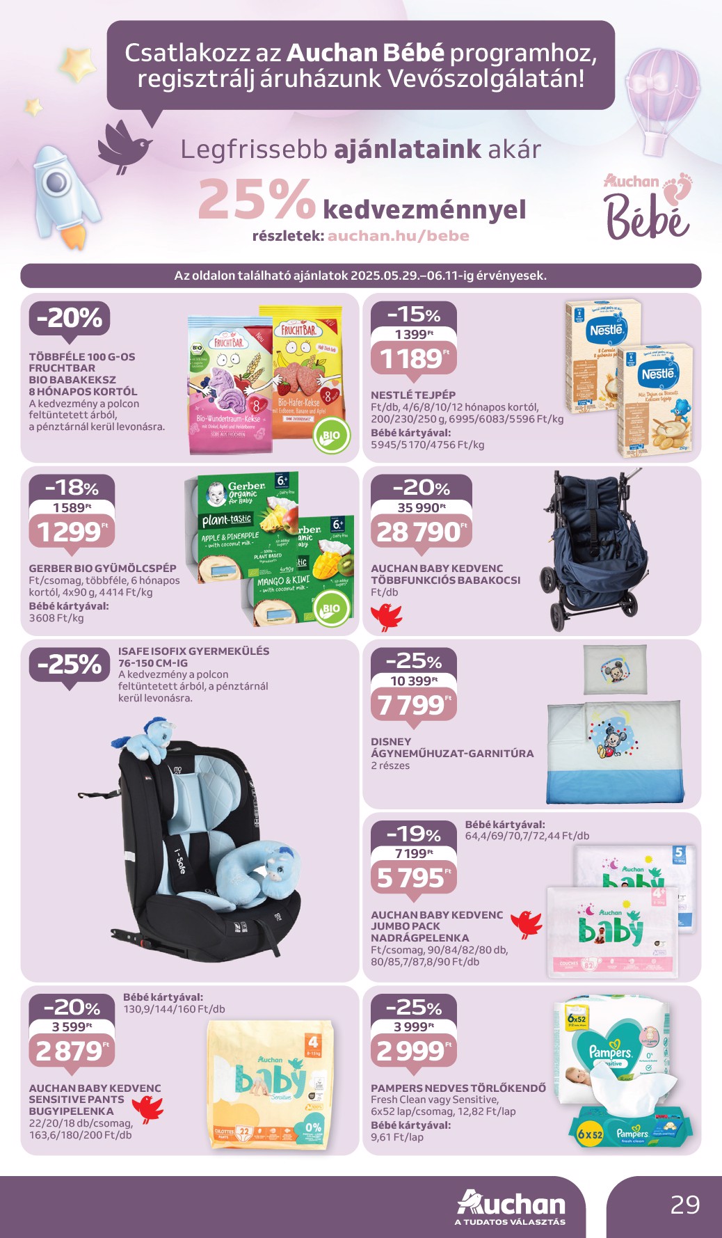 auchan - Auchan akciós újság, érvényes 05.29. - 06.04. - page: 29 auchan - Auchan akciós újság, érvényes 05.29. - 06.04. - page: 29