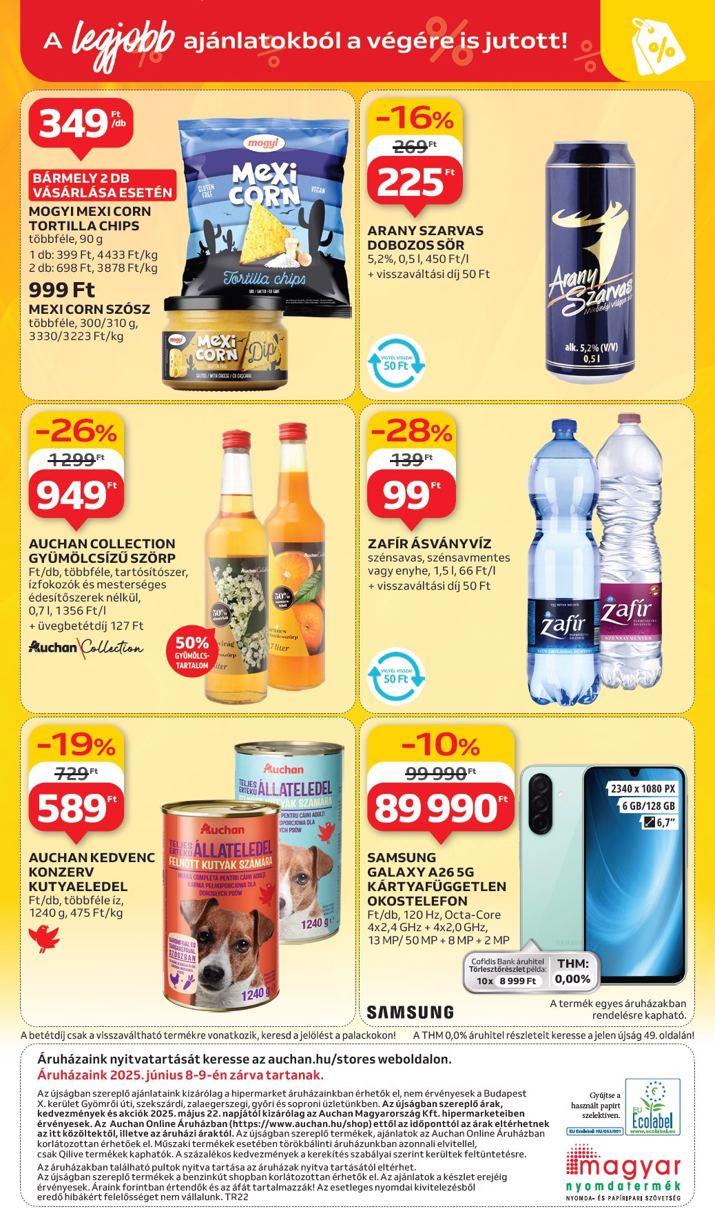 auchan - Auchan akciós újság, érvényes 05.29. - 06.04. - page: 54 auchan - Auchan akciós újság, érvényes 05.29. - 06.04. - page: 54