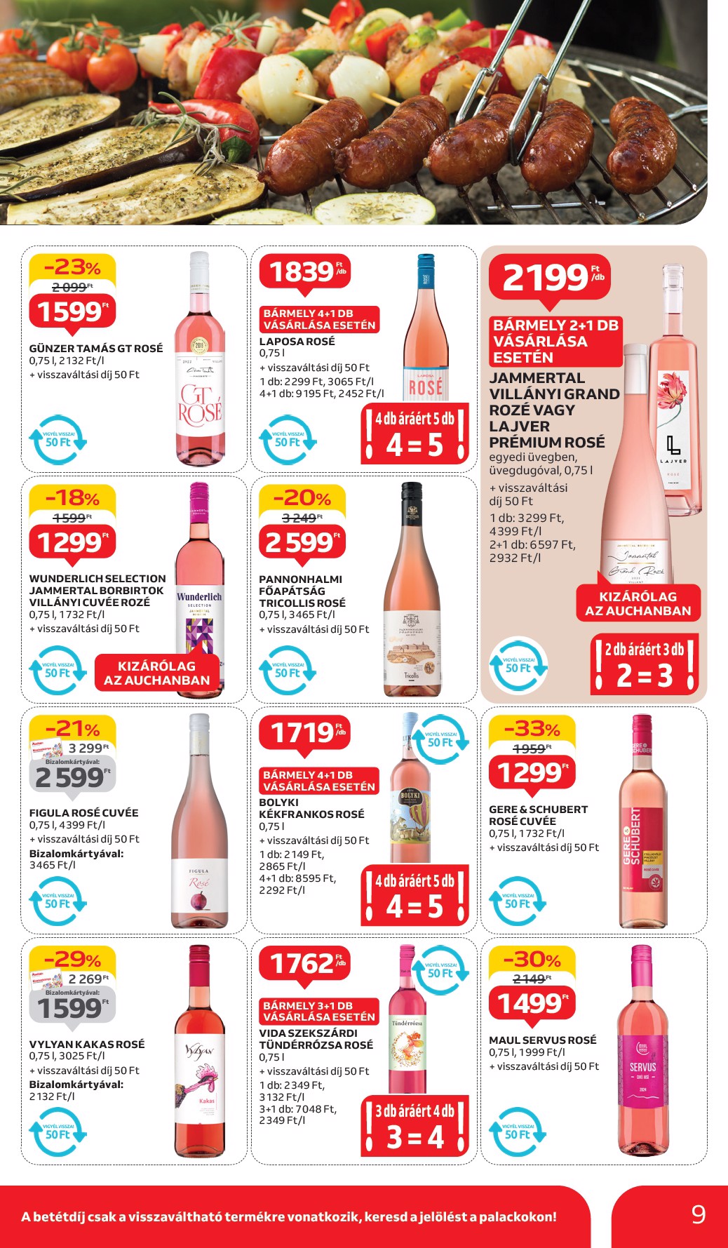 auchan - Auchan - Grill ajánlataink akciós újság, érvényes 05.29. - 06.11. - page: 9