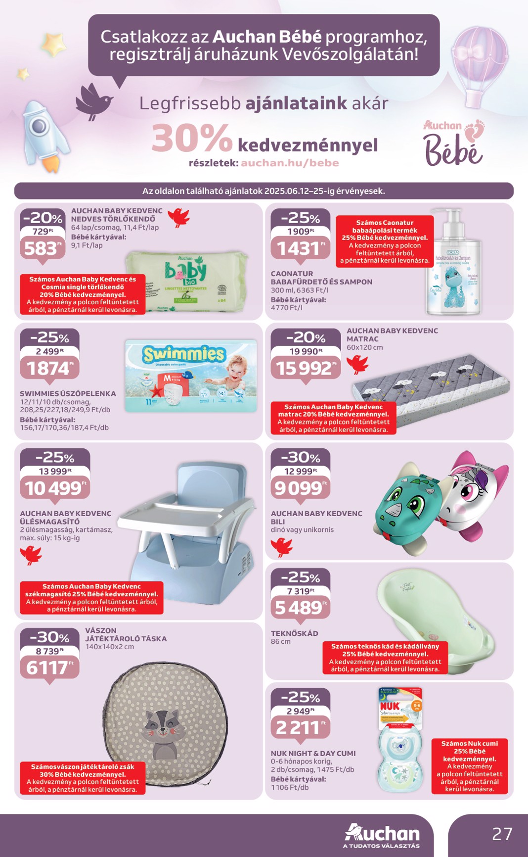 auchan - Auchan Hipermarket akciós újság, érvényes 06.12. - 06.18. - page: 27