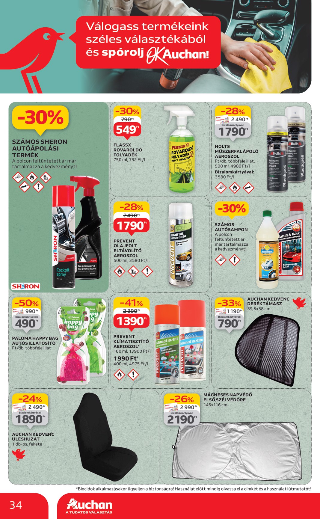 auchan - Auchan Hipermarket akciós újság, érvényes 06.12. - 06.18. - page: 34