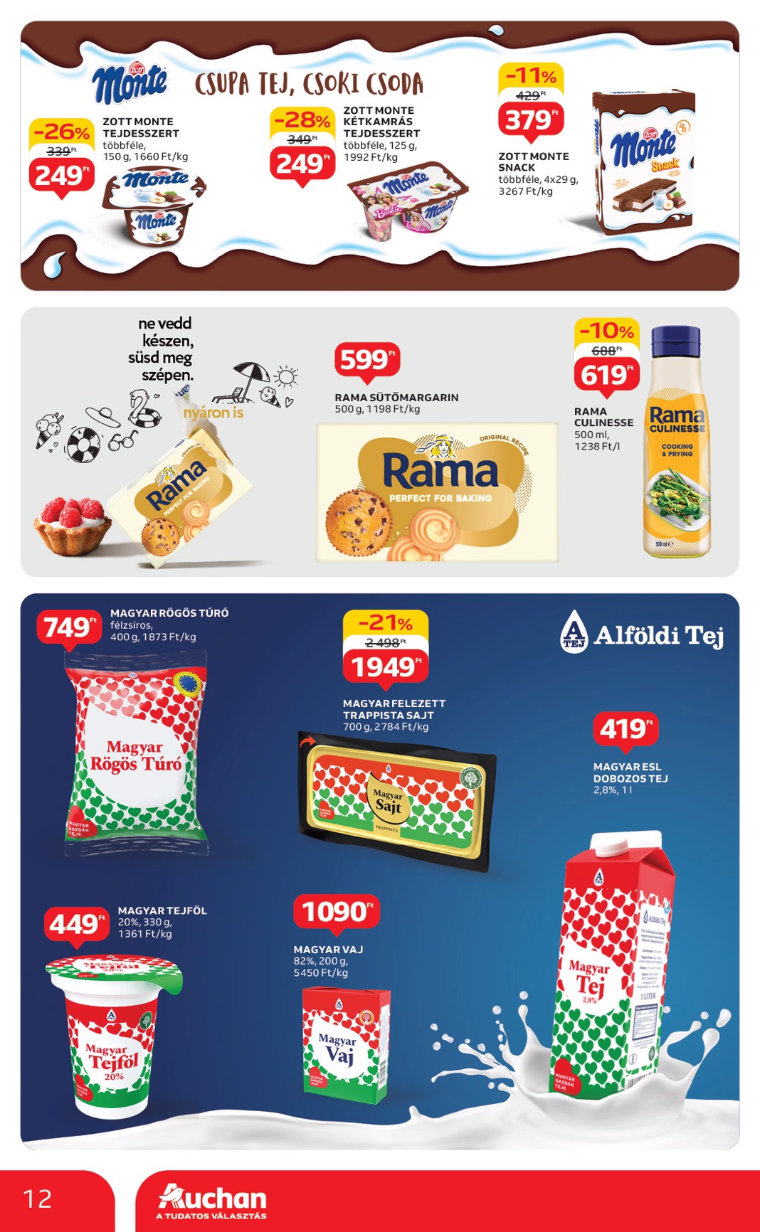 auchan - Auchan Hipermarket akciós újság, érvényes 06.12. - 06.18. - page: 12