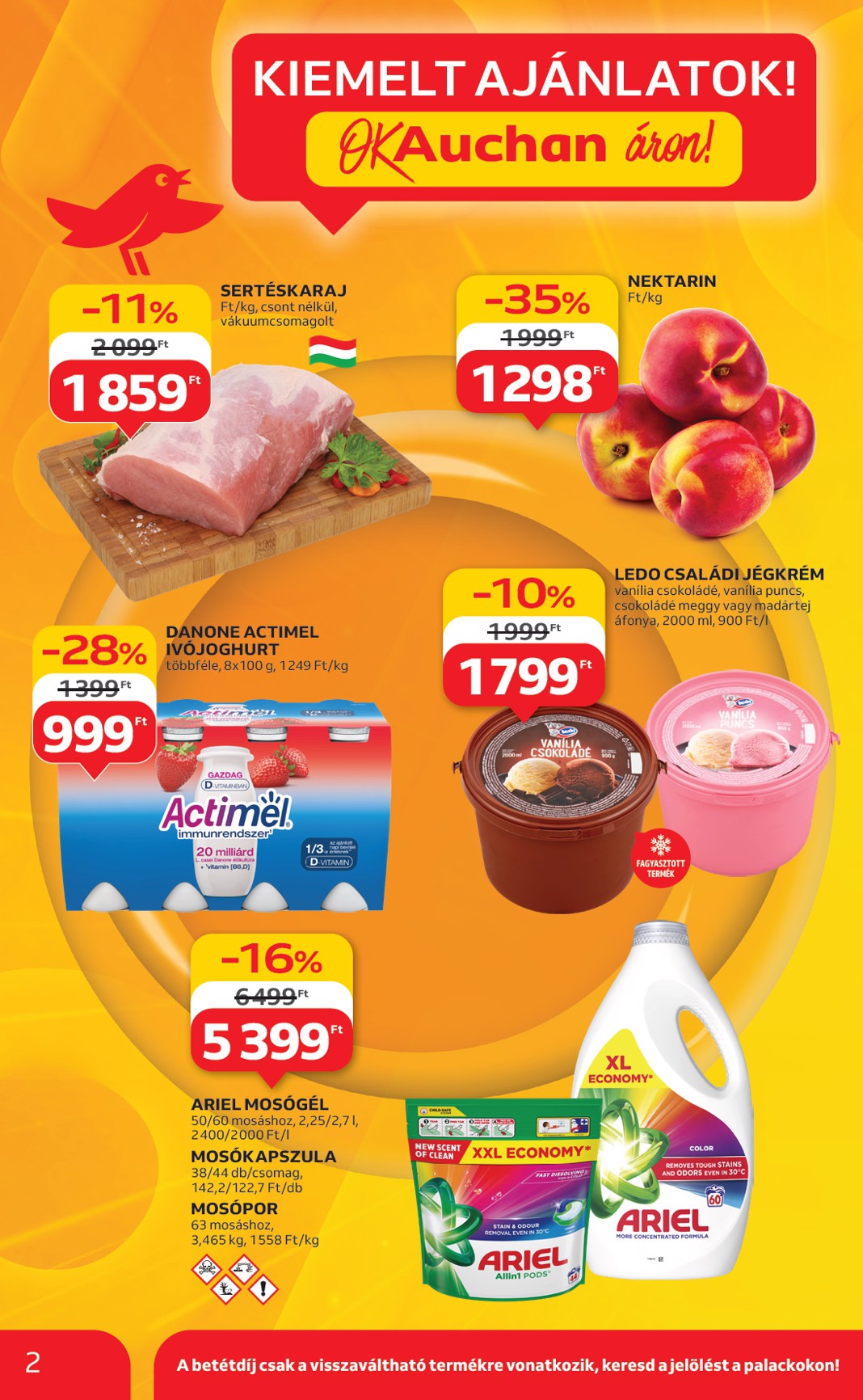 auchan - Auchan Hipermarket akciós újság, érvényes 06.12. - 06.18. - page: 2