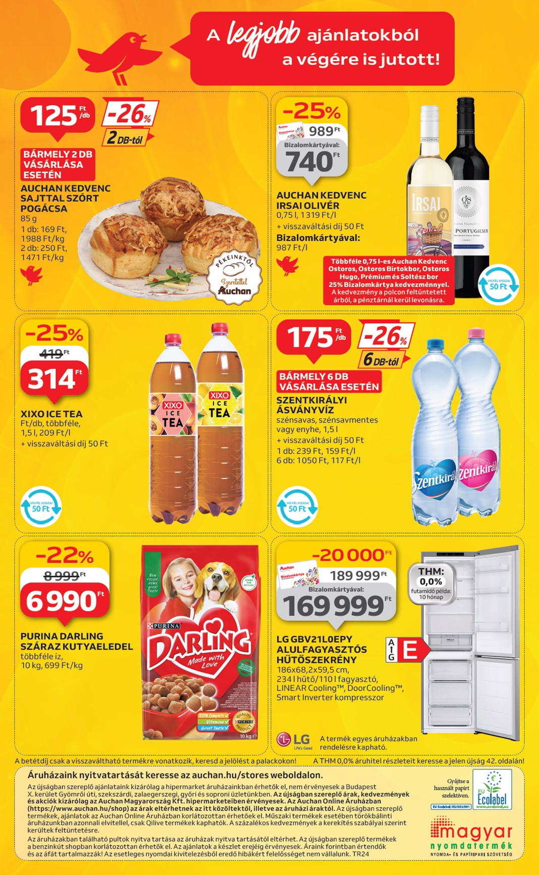 auchan - Auchan Hipermarket akciós újság, érvényes 06.12. - 06.18. - page: 44