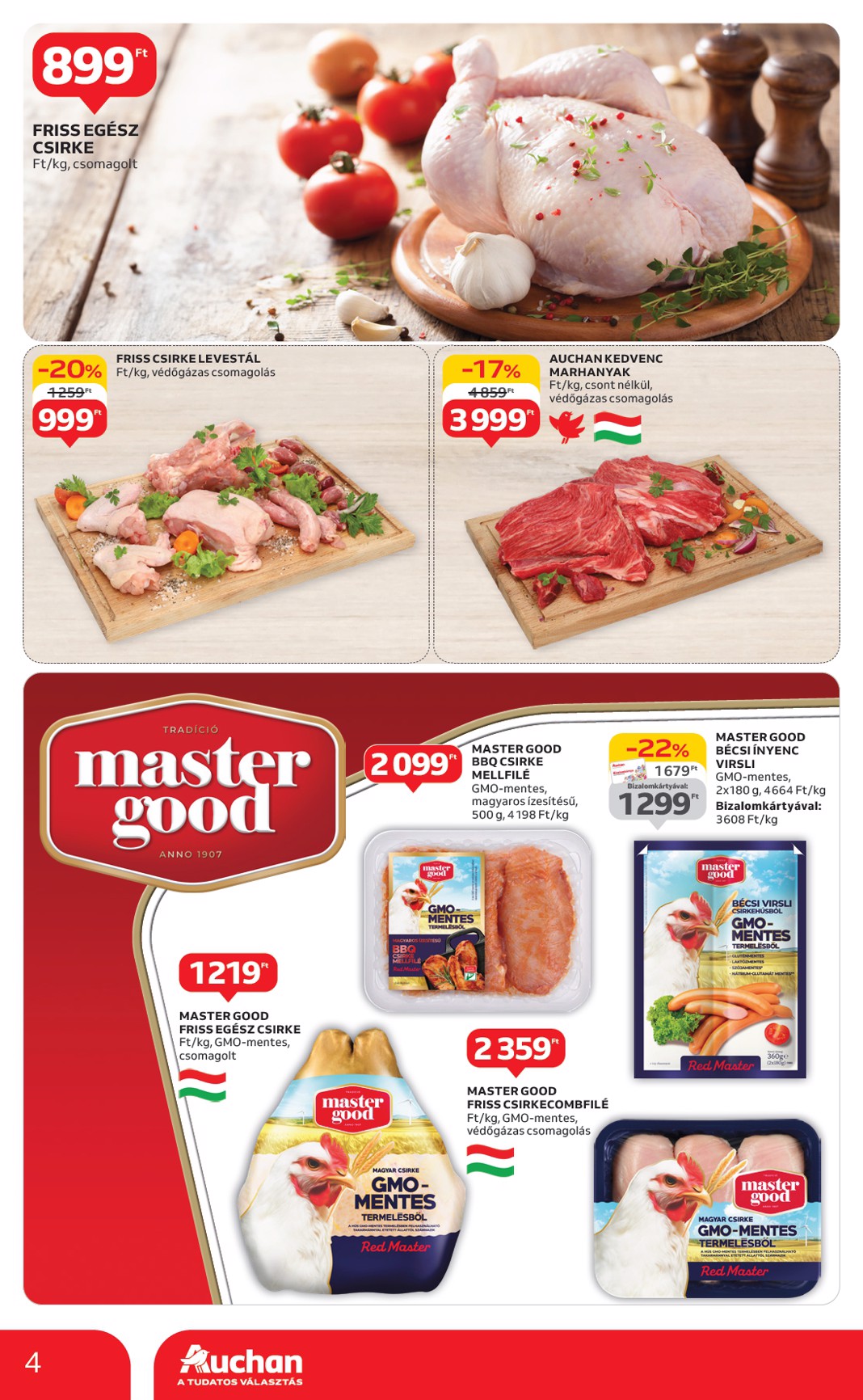 auchan - Auchan Hipermarket akciós újság, érvényes 06.12. - 06.18. - page: 4