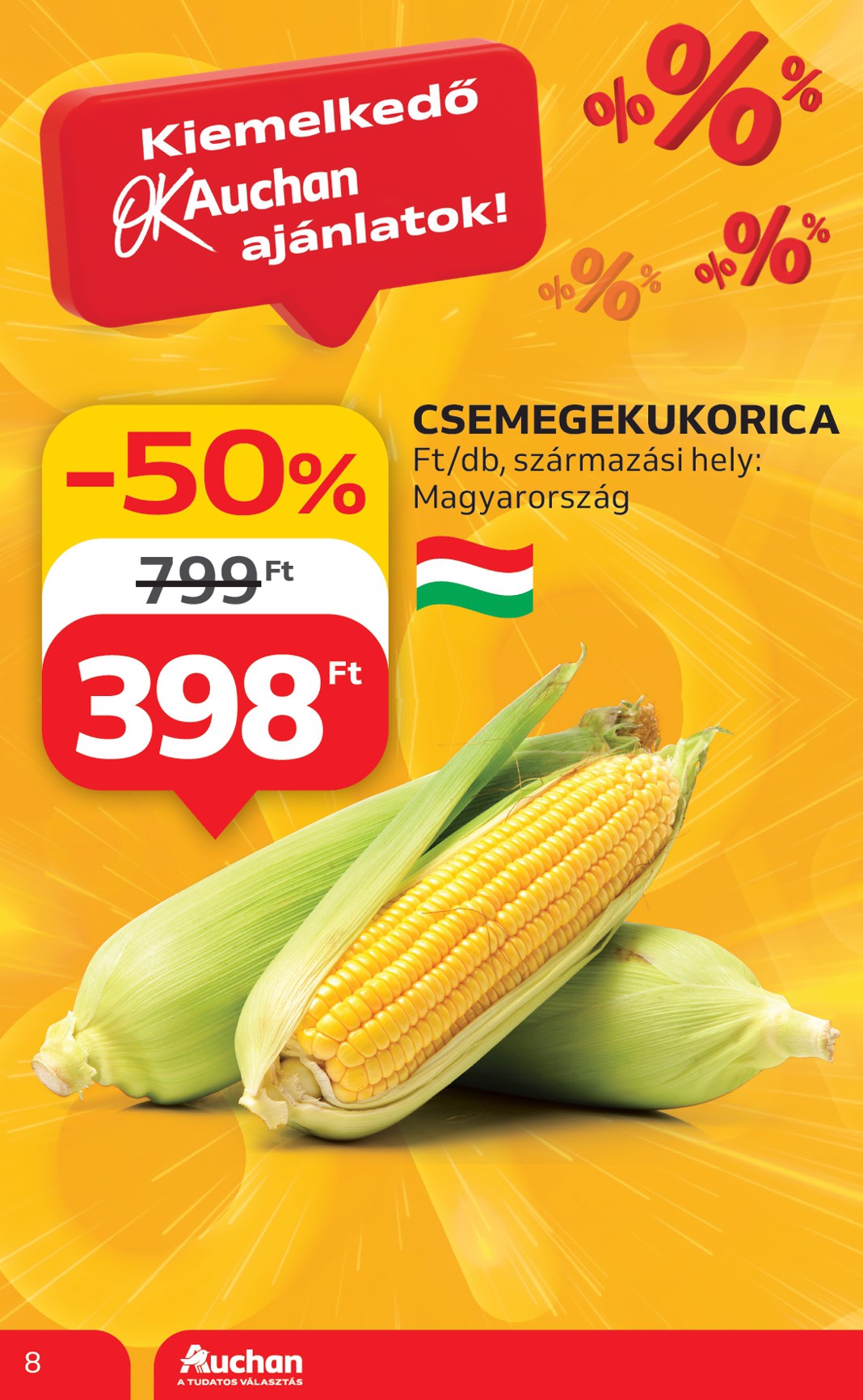 auchan - Auchan Hipermarket akciós újság, érvényes 06.12. - 06.18. - page: 8