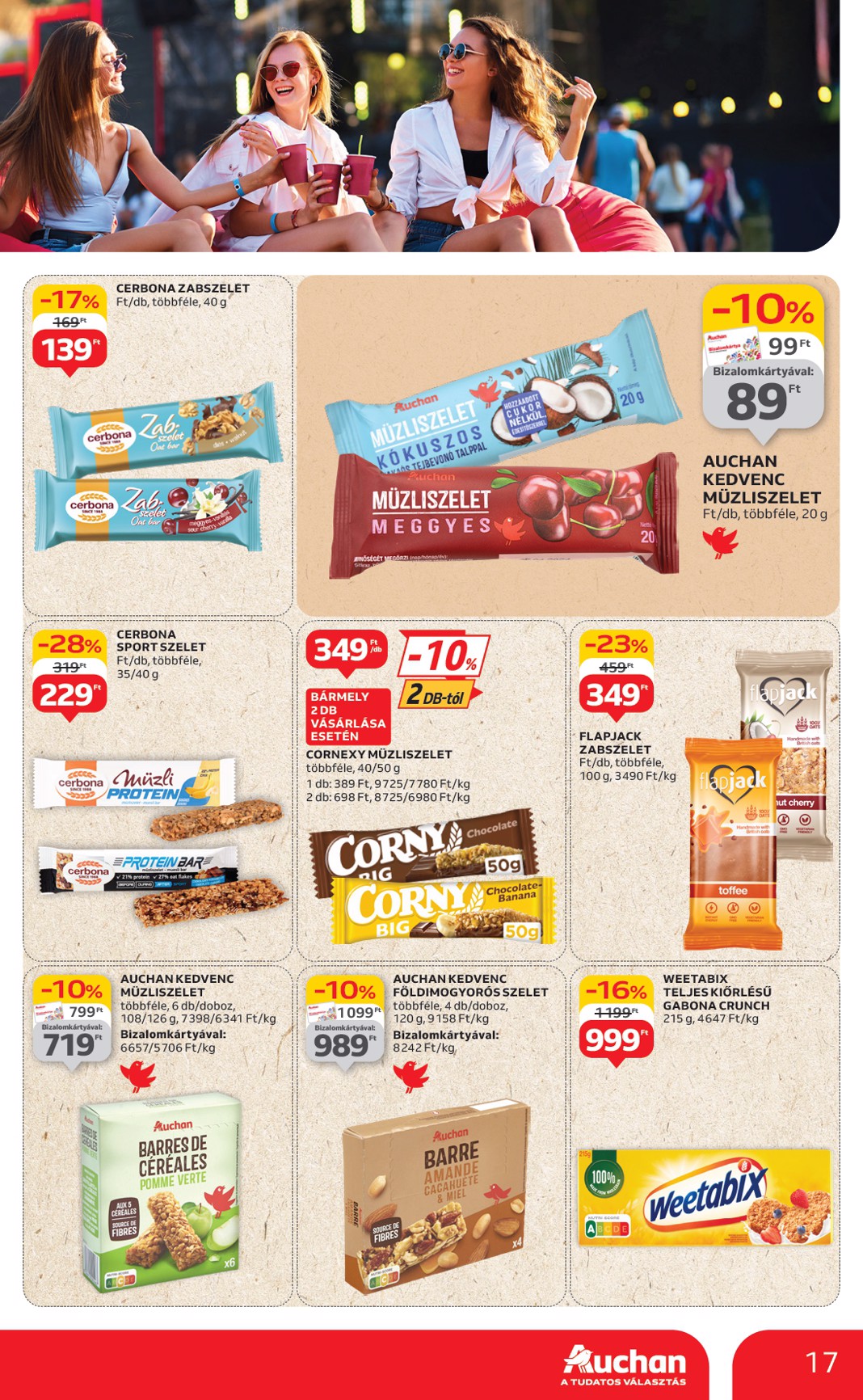 auchan - Auchan Hipermarket akciós újság, érvényes 06.12. - 06.18. - page: 17