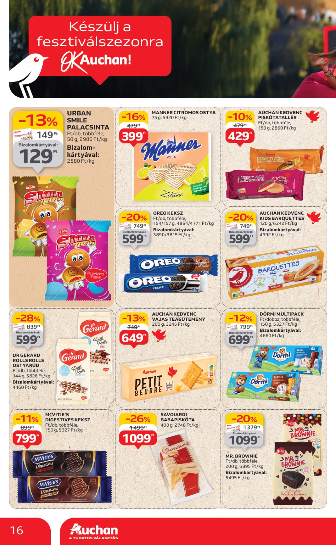 auchan - Auchan Hipermarket akciós újság, érvényes 06.12. - 06.18. - page: 16