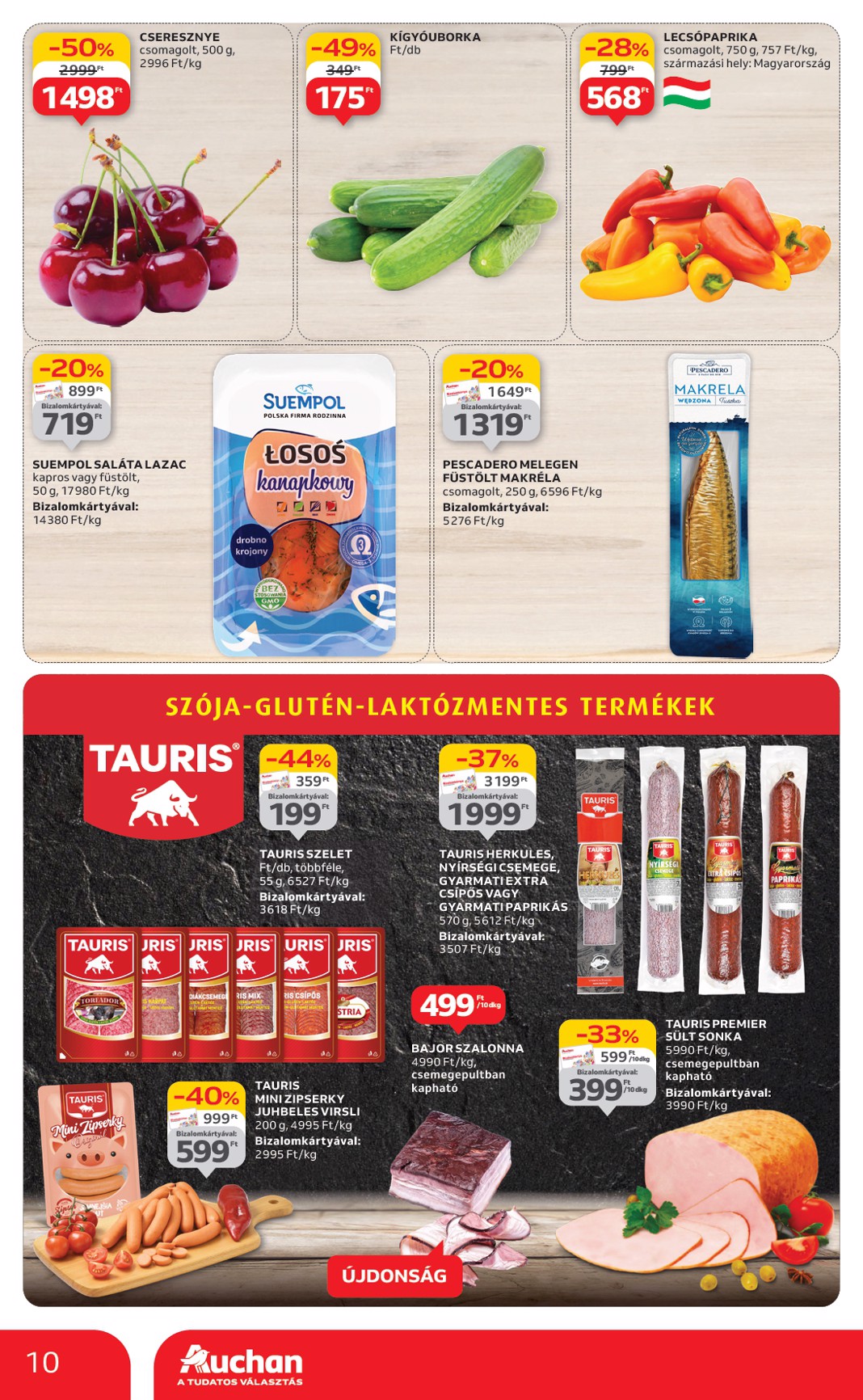 auchan - Auchan Hipermarket akciós újság, érvényes 06.12. - 06.18. - page: 10