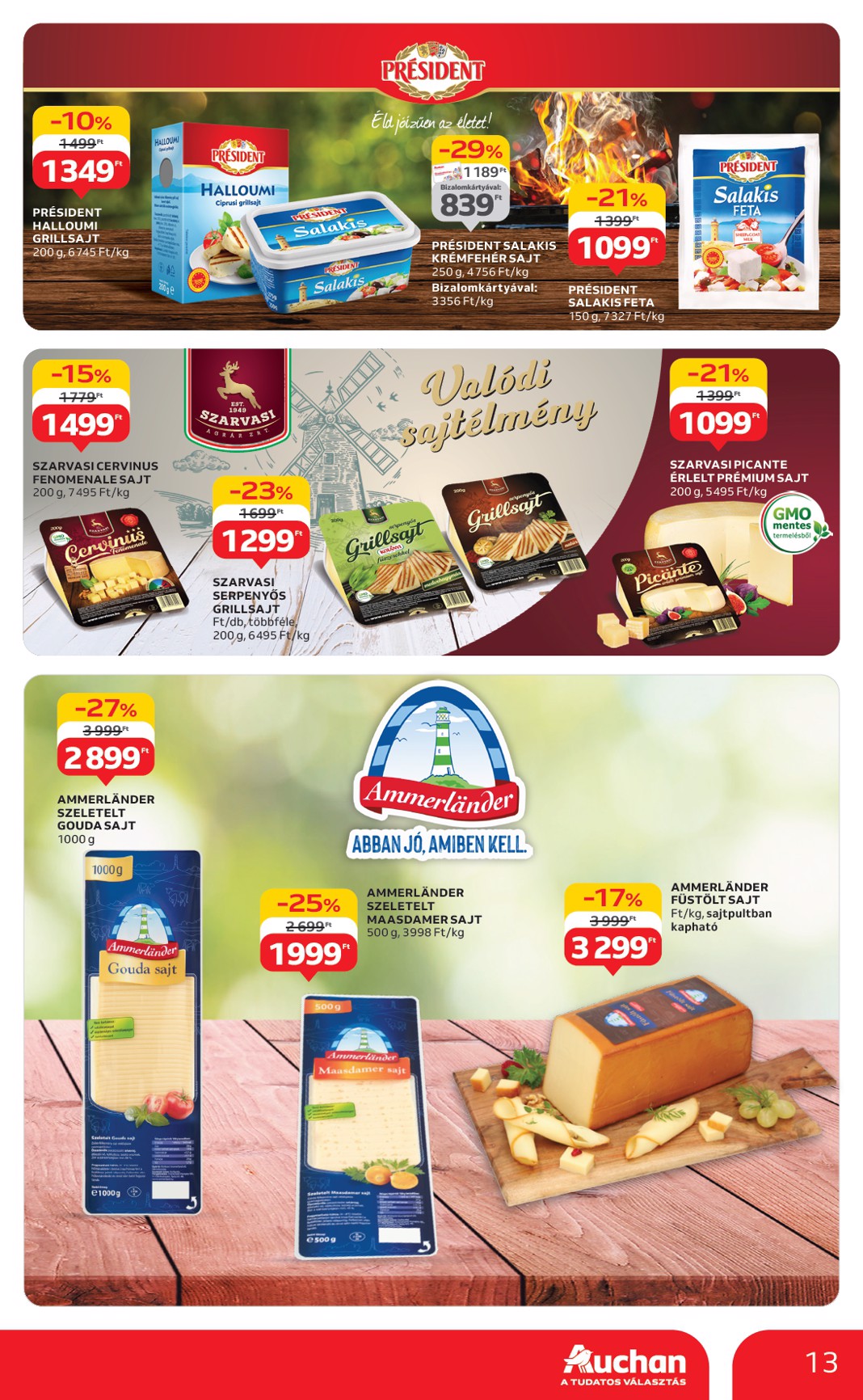 auchan - Auchan Hipermarket akciós újság, érvényes 06.12. - 06.18. - page: 13