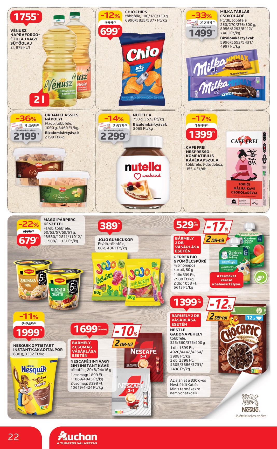 auchan - Auchan Hipermarket akciós újság, érvényes 06.12. - 06.18. - page: 22