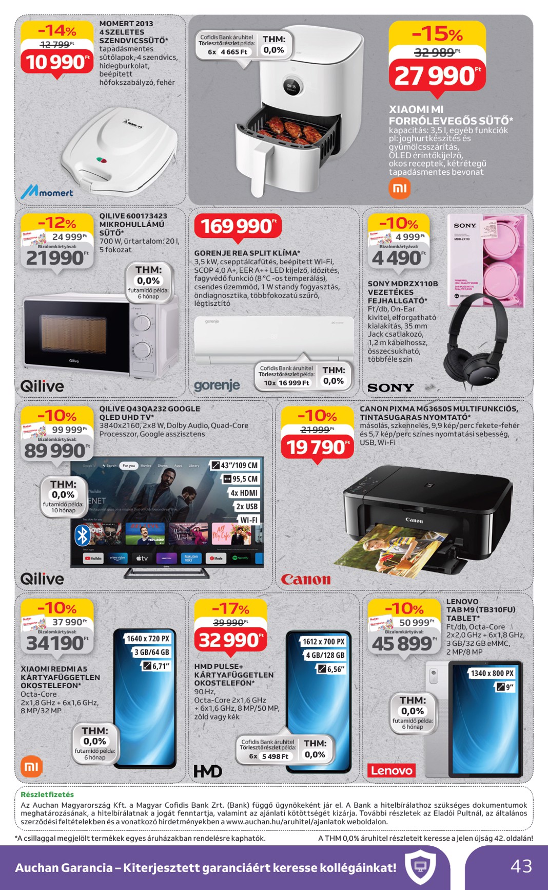 auchan - Auchan Hipermarket akciós újság, érvényes 06.12. - 06.18. - page: 43