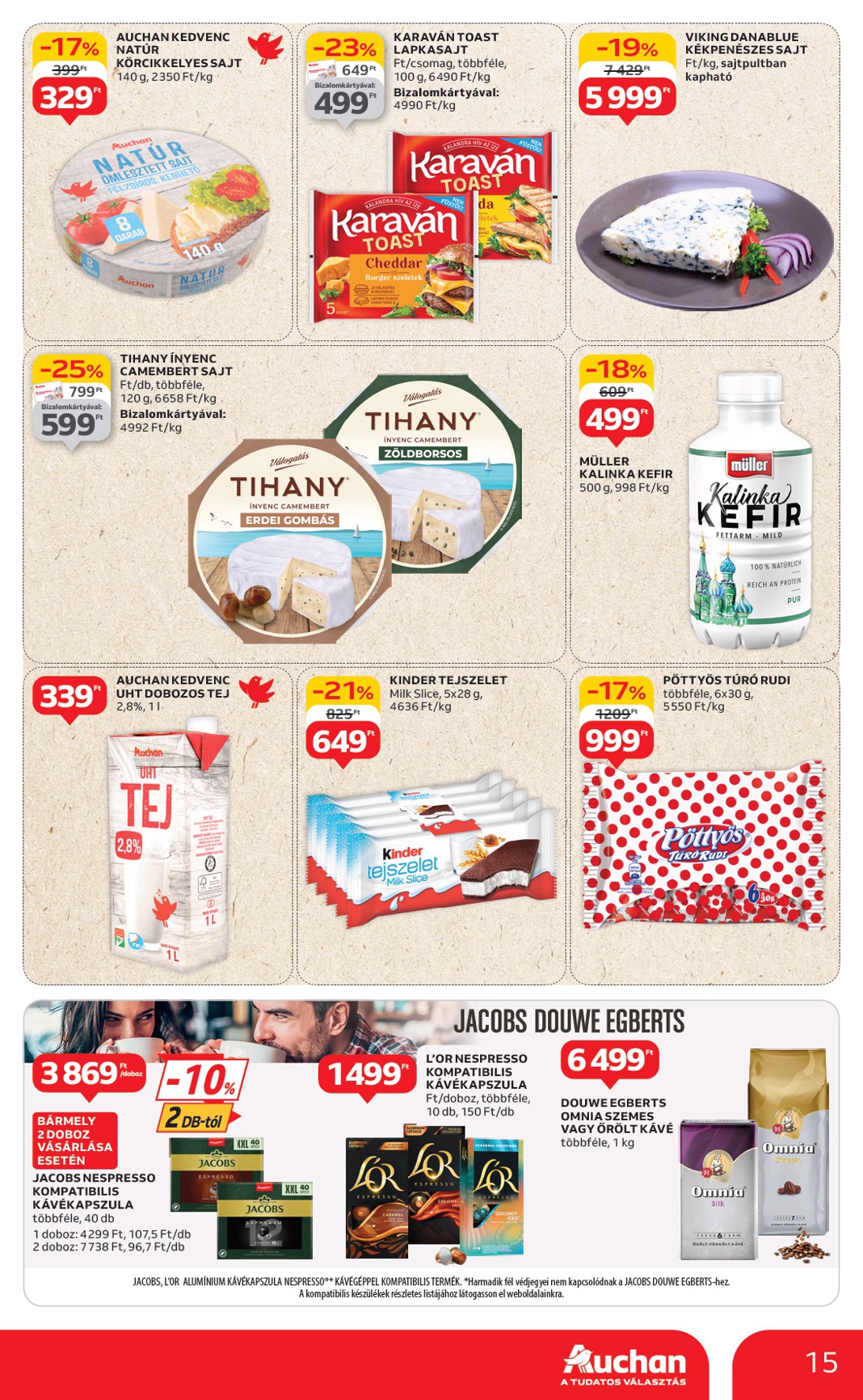 auchan - Auchan Hipermarket akciós újság, érvényes 06.12. - 06.18. - page: 15