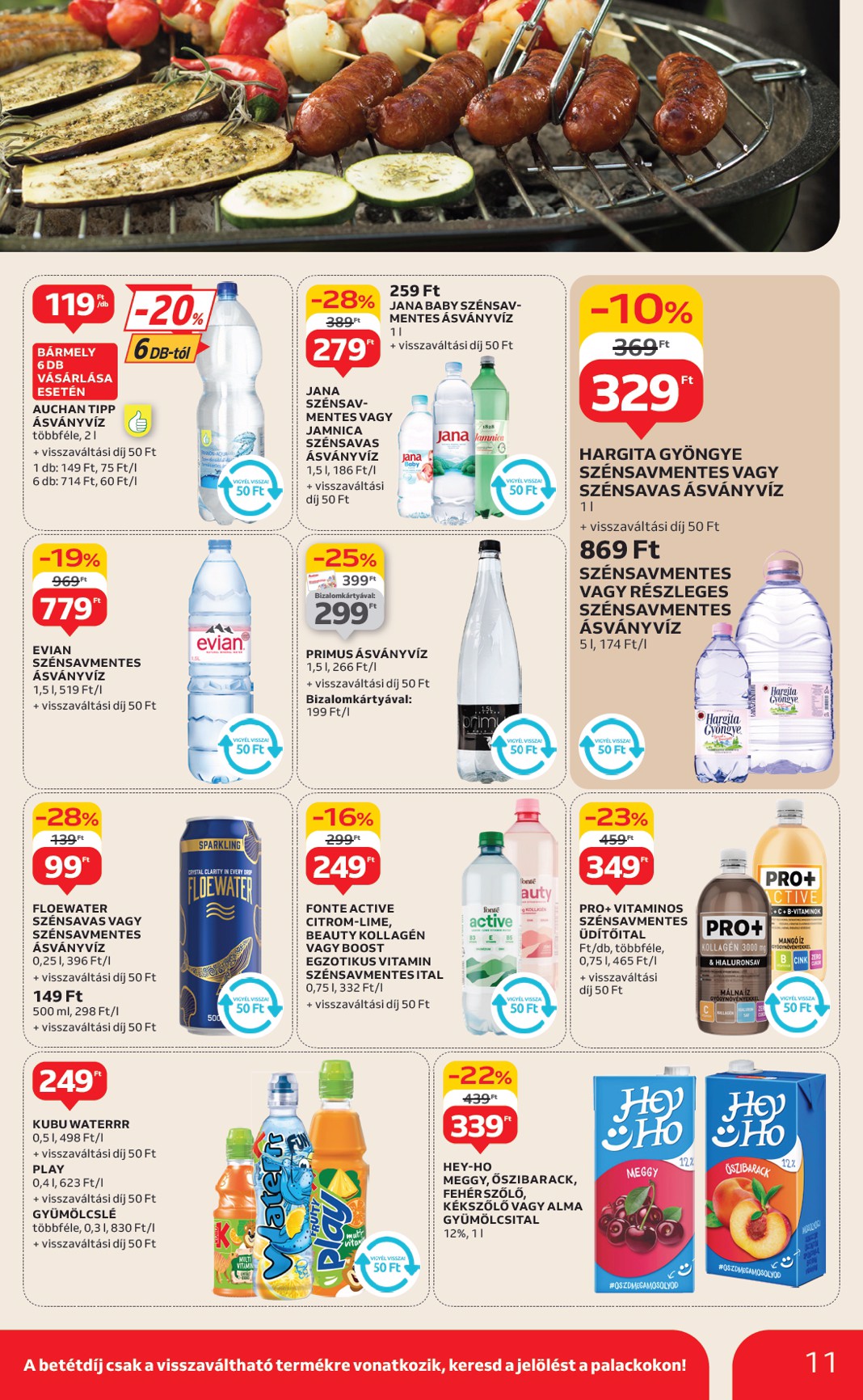 auchan - Auchan - Grill ajánlataink akciós újság, érvényes 06.12. - 06.25. - page: 11