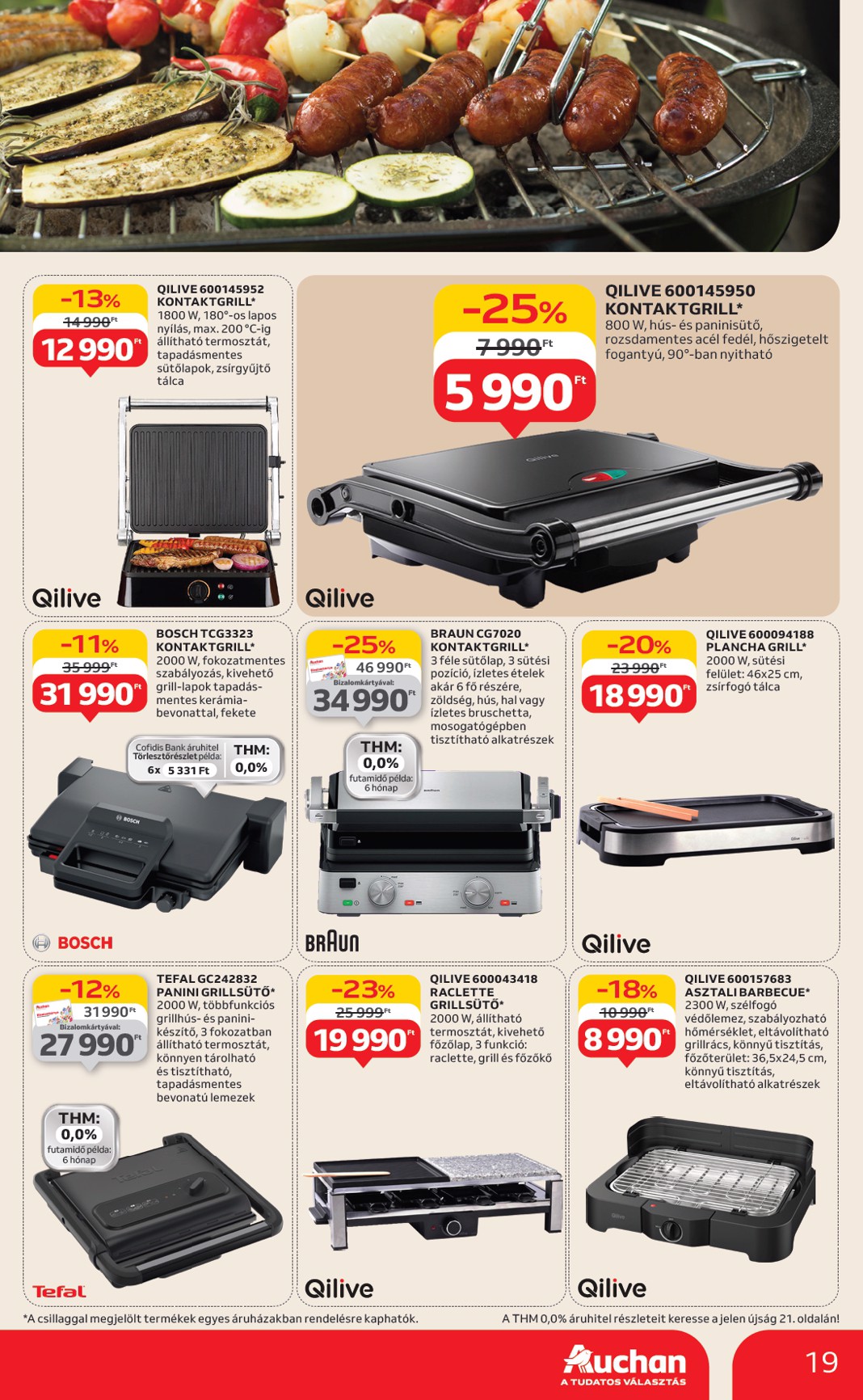 auchan - Auchan - Grill ajánlataink akciós újság, érvényes 06.12. - 06.25. - page: 19