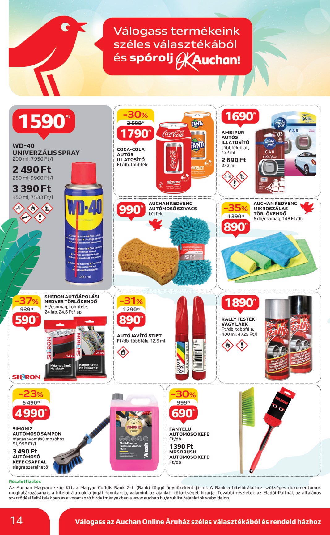 auchan - Auchan - Nyárkezdő ajánlataink akciós újság, érvényes 06.12. - 07.16. - page: 14