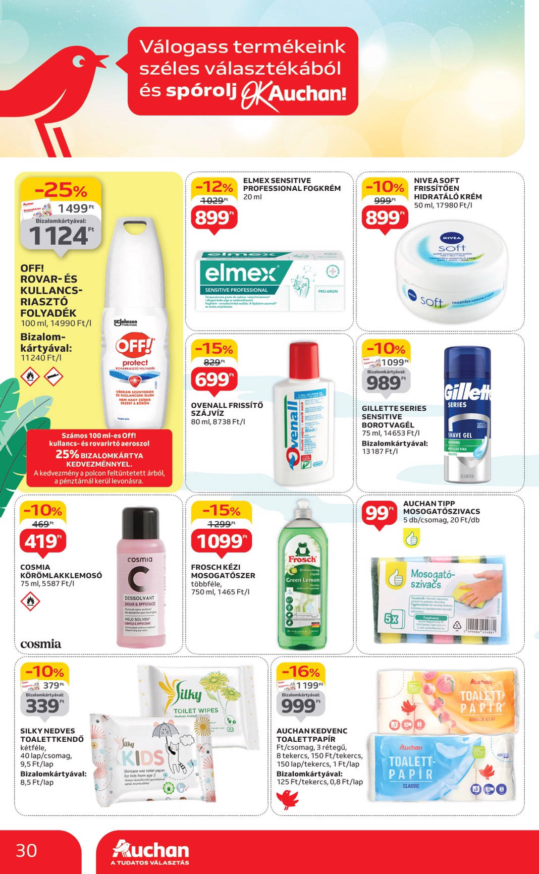 auchan - Auchan - Nyárkezdő ajánlataink akciós újság, érvényes 06.12. - 07.16. - page: 30
