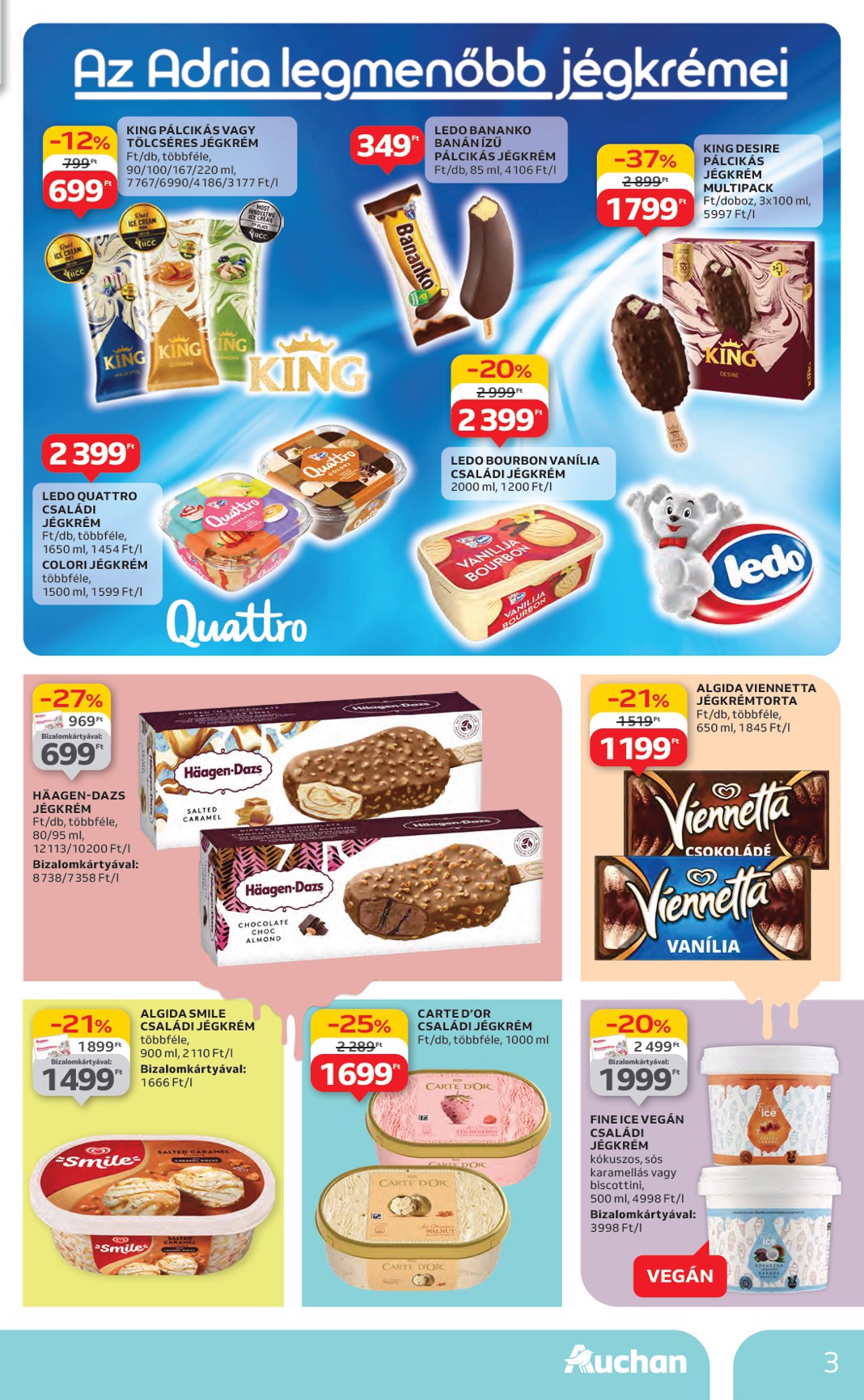 auchan - Auchan Hipermarket akciós újság, érvényes 06.19. - 06.25. - page: 3 auchan - Auchan Hipermarket akciós újság, érvényes 06.19. - 06.25. - page: 3