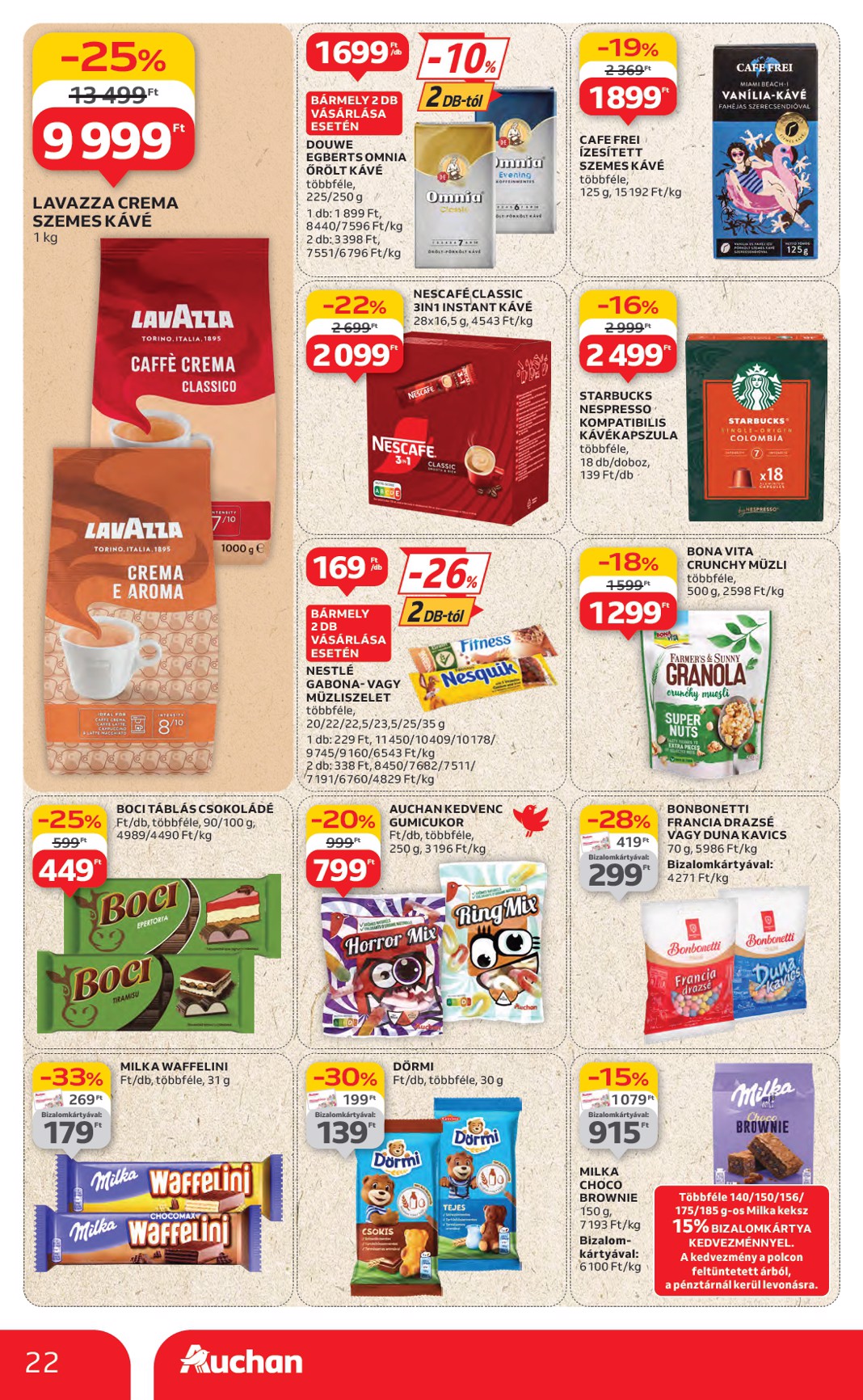 auchan - Auchan Hipermarket akciós újság, érvényes 06.19. - 06.25. - page: 22 auchan - Auchan Hipermarket akciós újság, érvényes 06.19. - 06.25. - page: 22