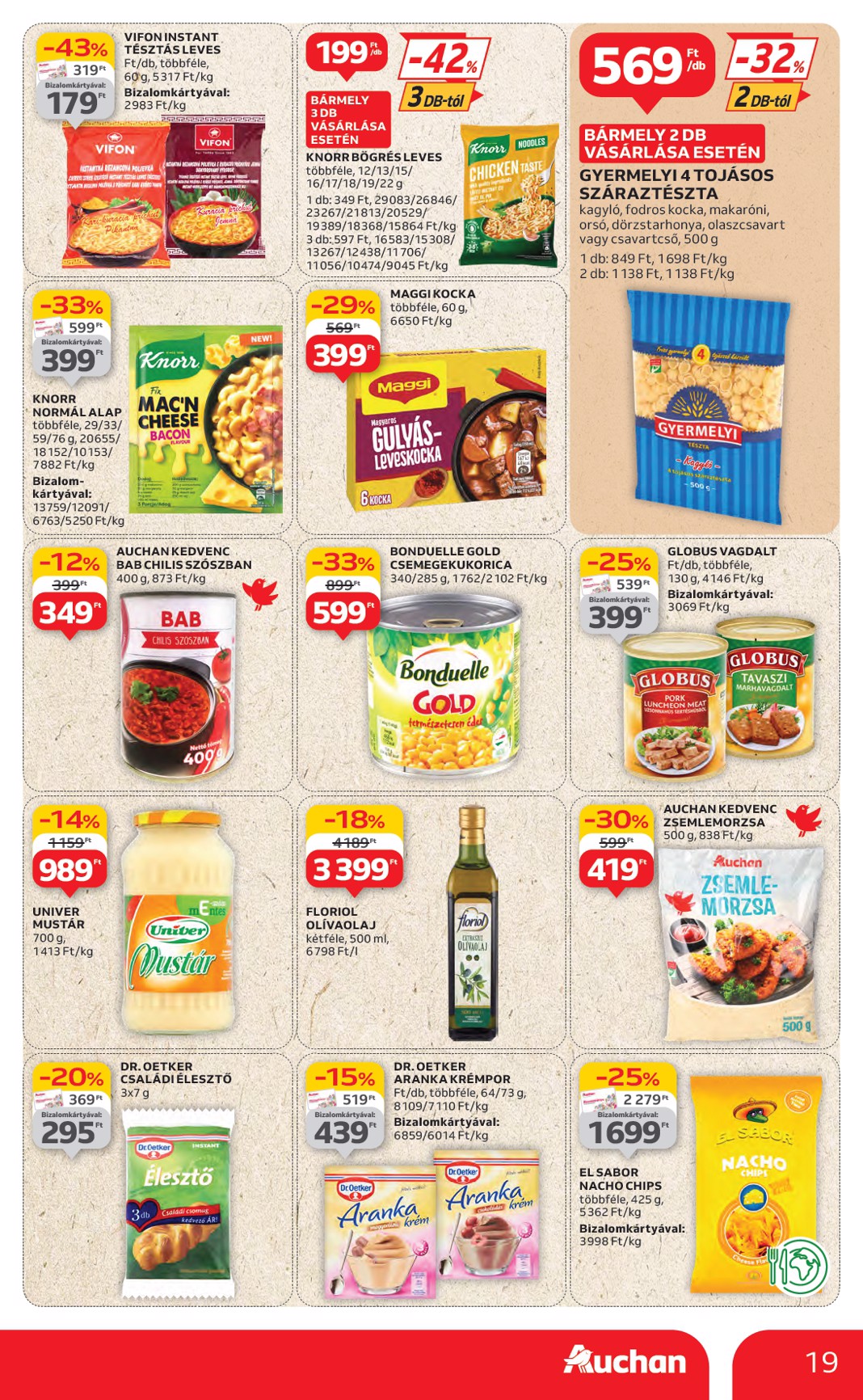 auchan - Auchan Hipermarket akciós újság, érvényes 06.19. - 06.25. - page: 19 auchan - Auchan Hipermarket akciós újság, érvényes 06.19. - 06.25. - page: 19