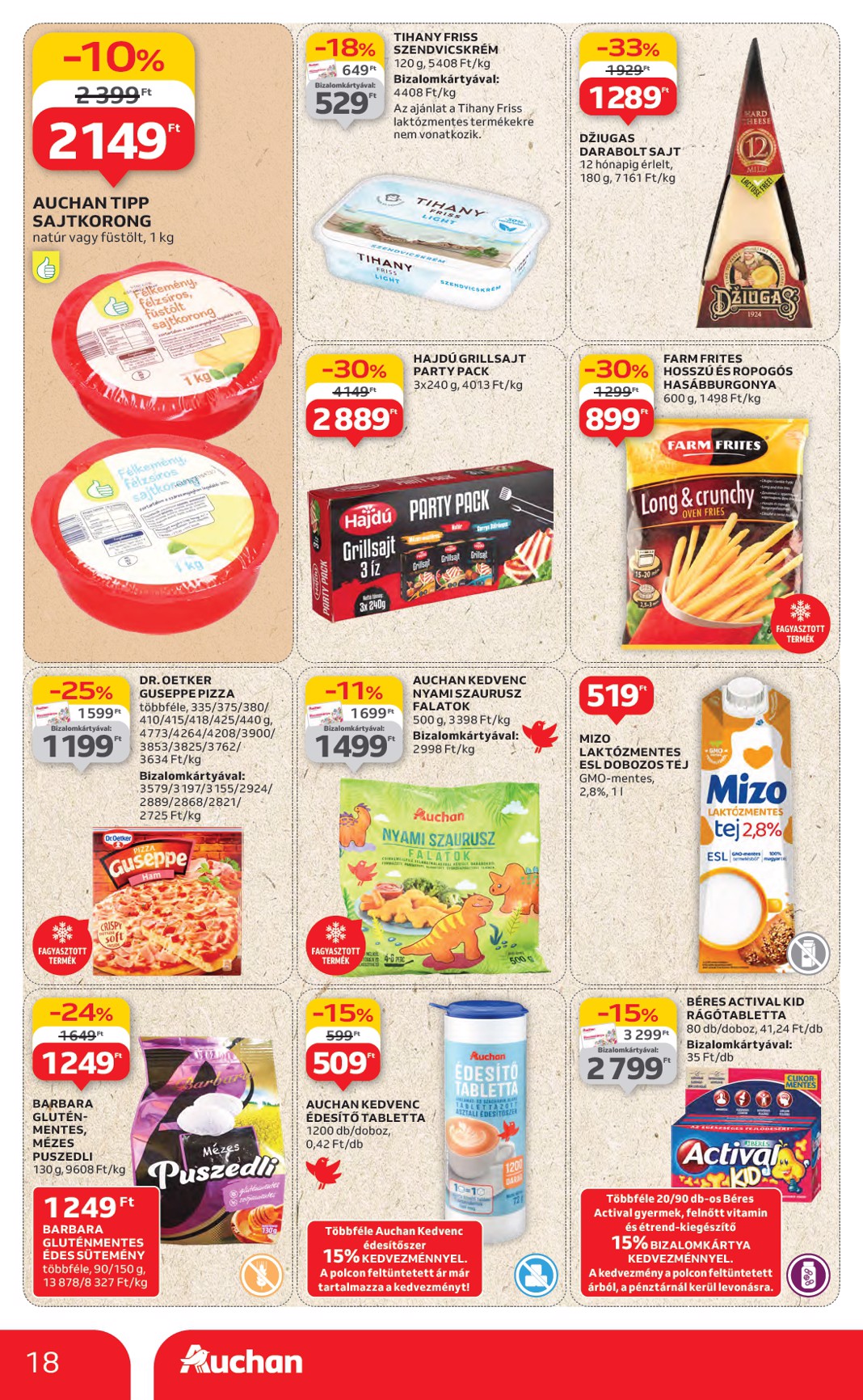 auchan - Auchan Hipermarket akciós újság, érvényes 06.19. - 06.25. - page: 18 auchan - Auchan Hipermarket akciós újság, érvényes 06.19. - 06.25. - page: 18
