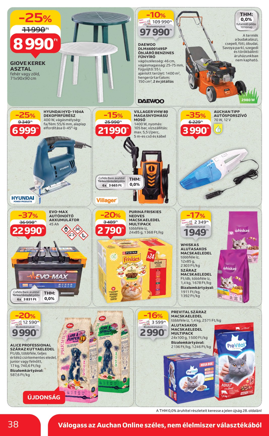 auchan - Auchan Hipermarket akciós újság, érvényes 06.19. - 06.25. - page: 38 auchan - Auchan Hipermarket akciós újság, érvényes 06.19. - 06.25. - page: 38