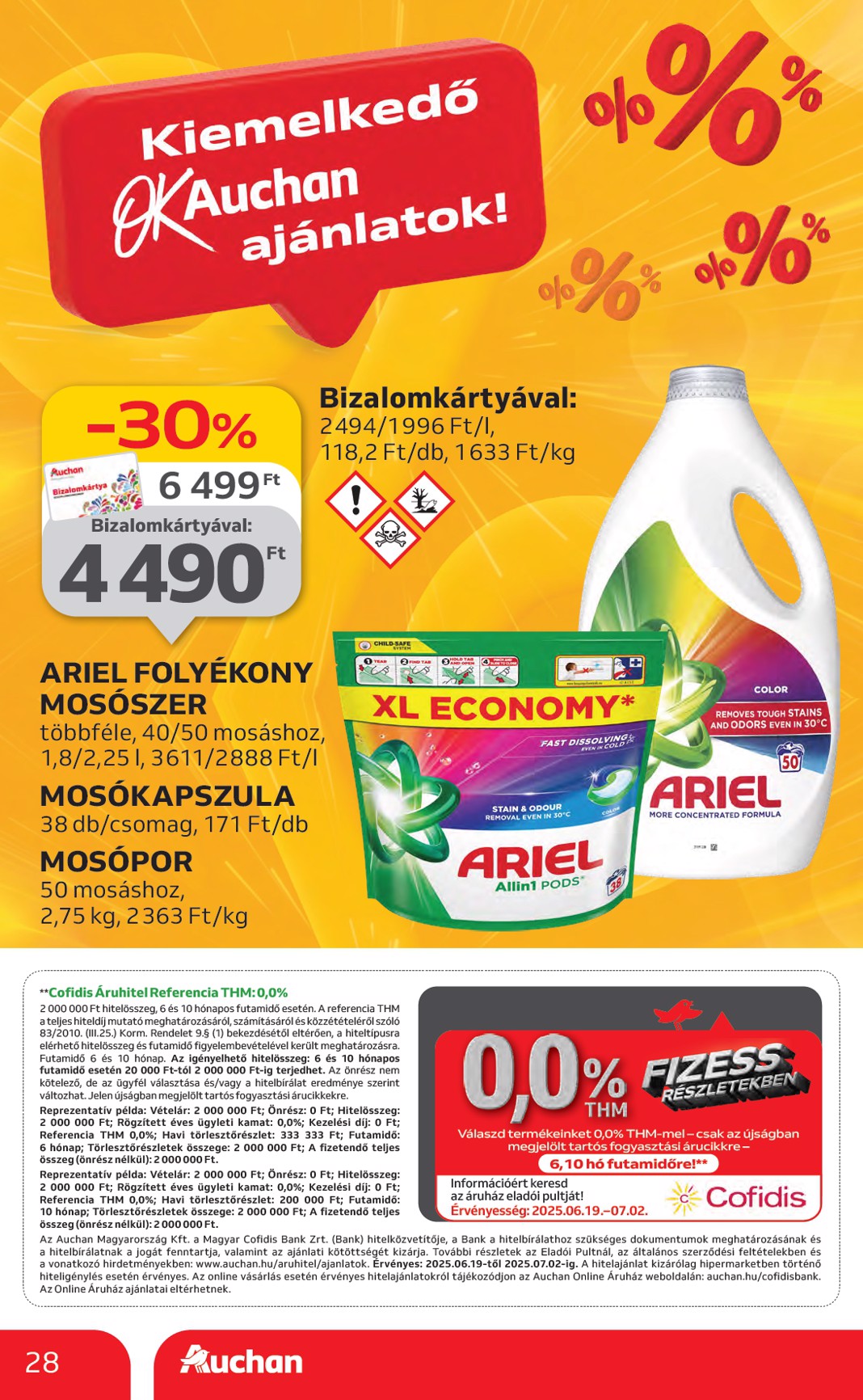 auchan - Auchan Hipermarket akciós újság, érvényes 06.19. - 06.25. - page: 28 auchan - Auchan Hipermarket akciós újság, érvényes 06.19. - 06.25. - page: 28