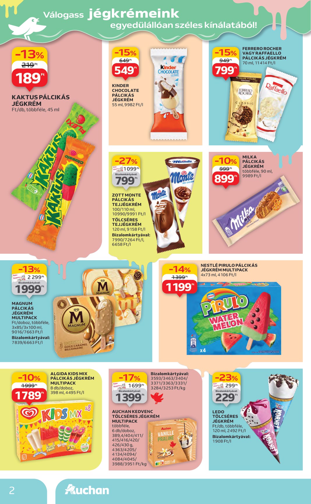 auchan - Auchan Hipermarket akciós újság, érvényes 06.19. - 06.25. - page: 2 auchan - Auchan Hipermarket akciós újság, érvényes 06.19. - 06.25. - page: 2