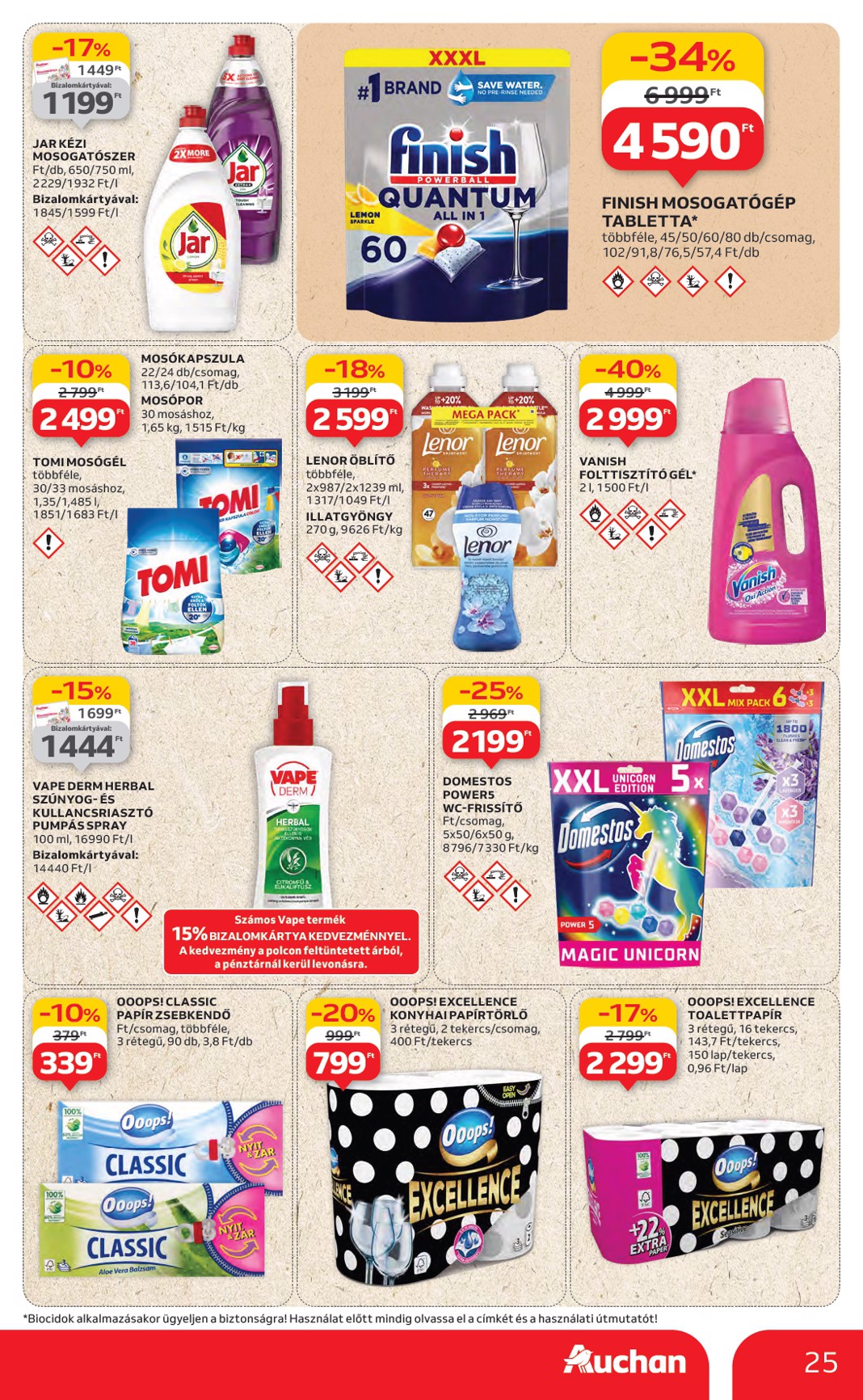auchan - Auchan Hipermarket akciós újság, érvényes 06.19. - 06.25. - page: 25 auchan - Auchan Hipermarket akciós újság, érvényes 06.19. - 06.25. - page: 25