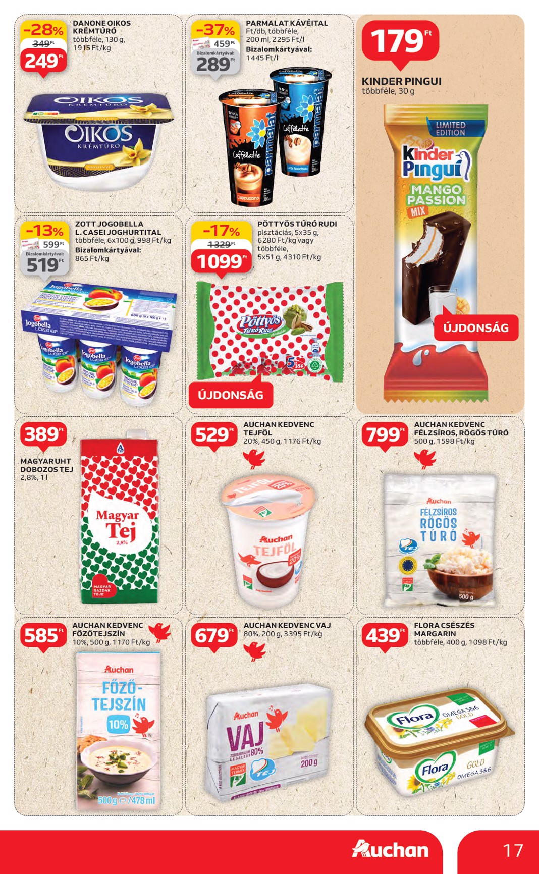 auchan - Auchan Hipermarket akciós újság, érvényes 06.19. - 06.25. - page: 17 auchan - Auchan Hipermarket akciós újság, érvényes 06.19. - 06.25. - page: 17