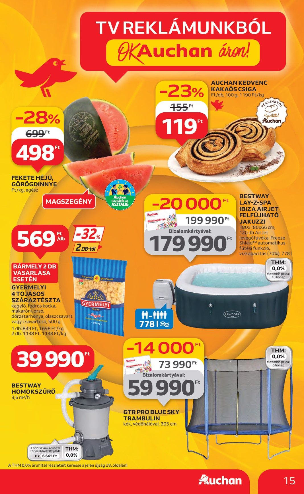 auchan - Auchan Hipermarket akciós újság, érvényes 06.19. - 06.25. - page: 15 auchan - Auchan Hipermarket akciós újság, érvényes 06.19. - 06.25. - page: 15