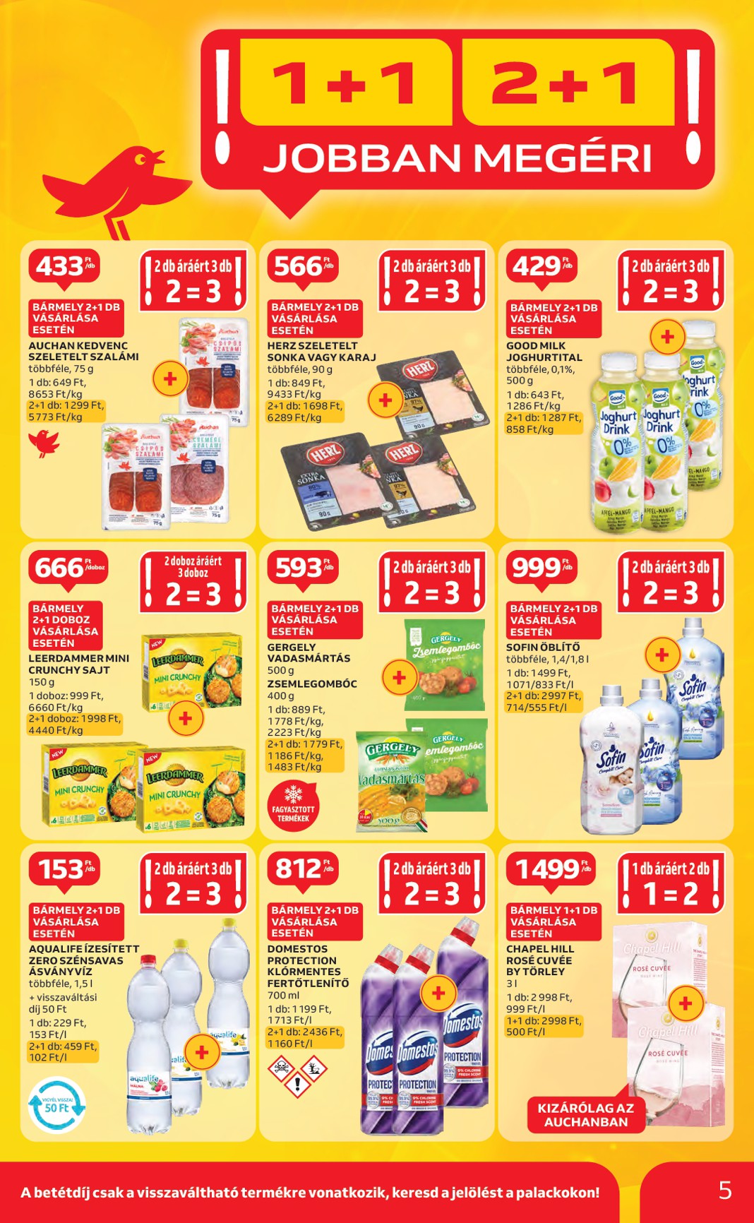 auchan - Auchan Hipermarket akciós újság, érvényes 06.19. - 06.25. - page: 5 auchan - Auchan Hipermarket akciós újság, érvényes 06.19. - 06.25. - page: 5