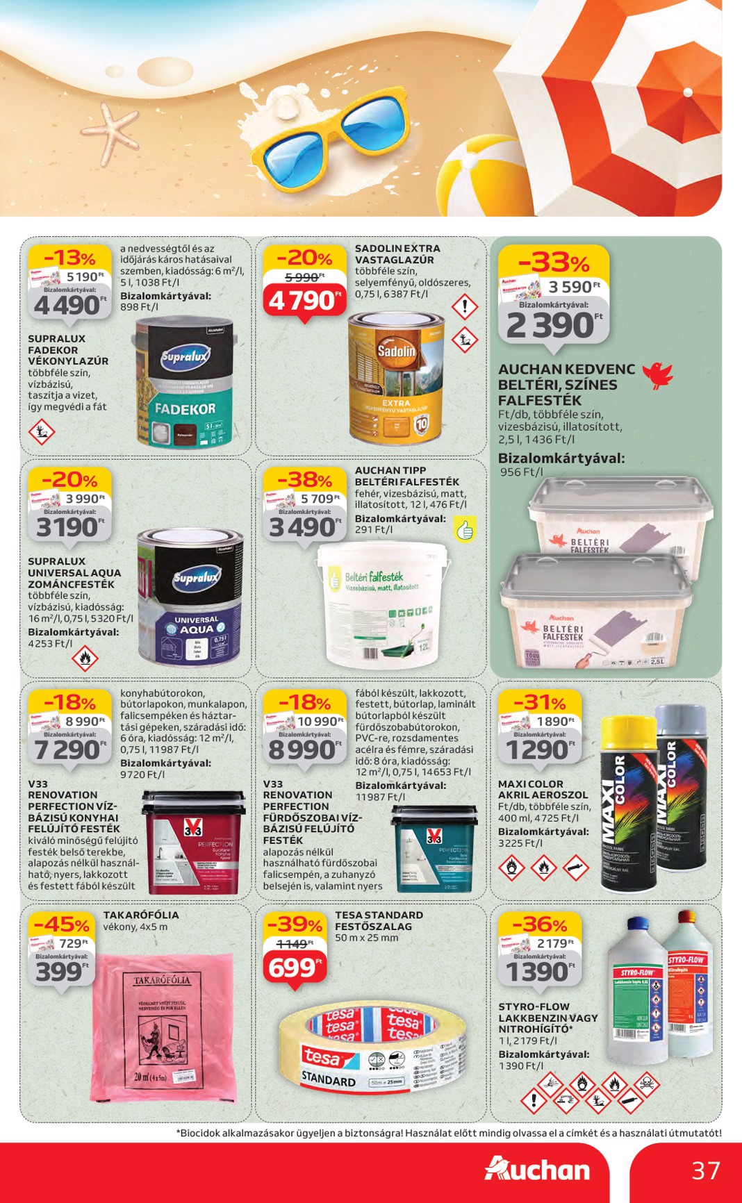 auchan - Auchan Hipermarket akciós újság, érvényes 06.19. - 06.25. - page: 37 auchan - Auchan Hipermarket akciós újság, érvényes 06.19. - 06.25. - page: 37