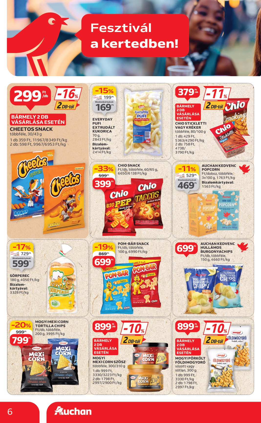 auchan - Auchan - Kerti parti ajánlataink akciós újság, érvényes 06.19. - 07.02. - page: 6
