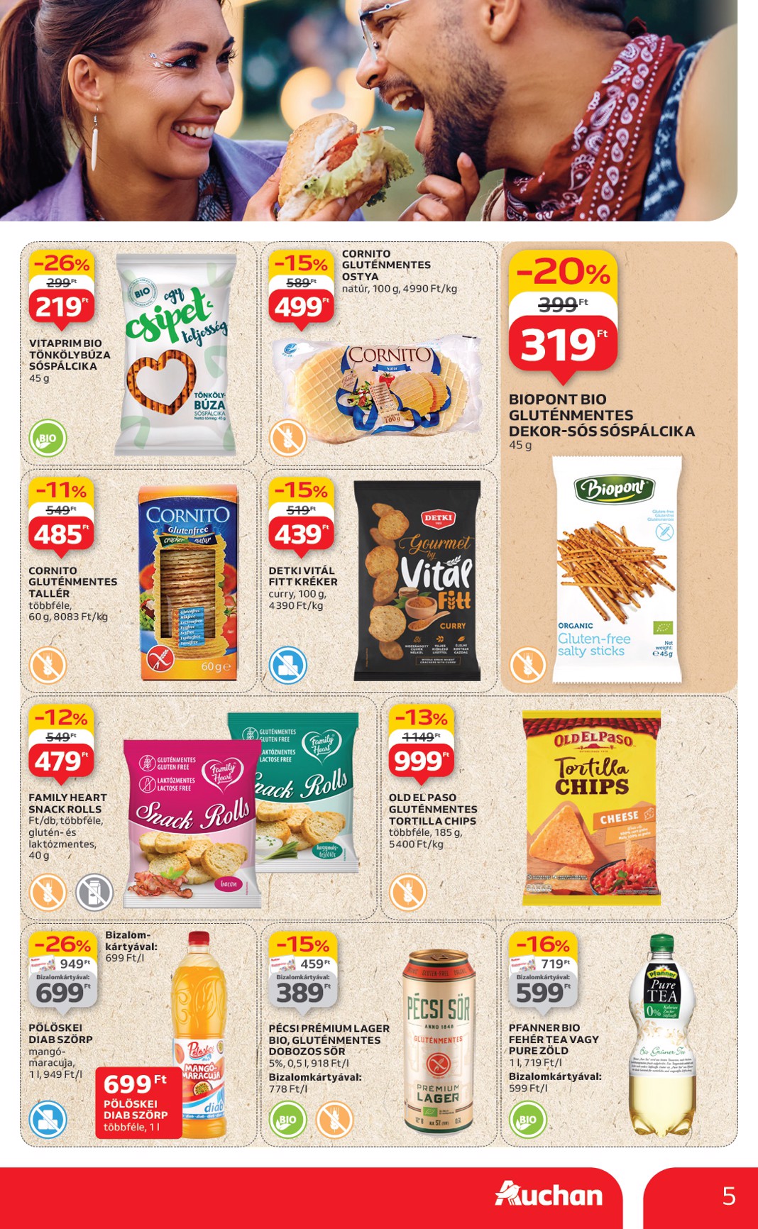 auchan - Auchan - Kerti parti ajánlataink akciós újság, érvényes 06.19. - 07.02. - page: 5
