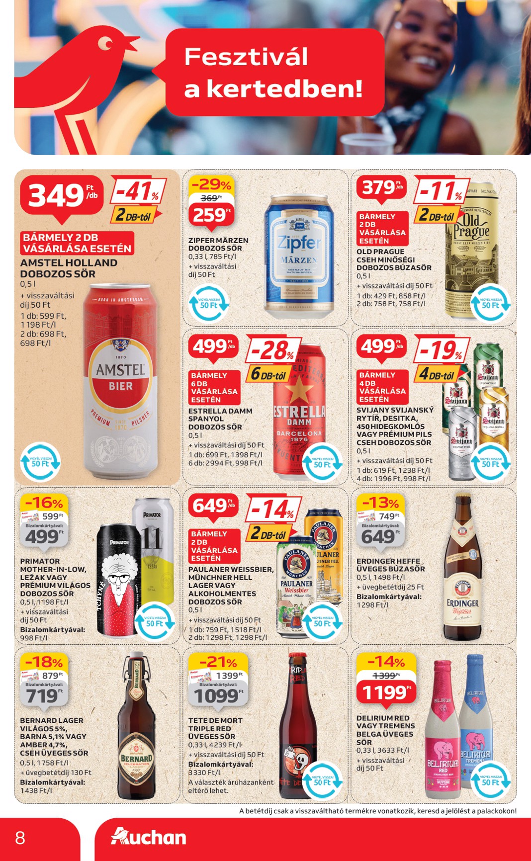auchan - Auchan - Kerti parti ajánlataink akciós újság, érvényes 06.19. - 07.02. - page: 8