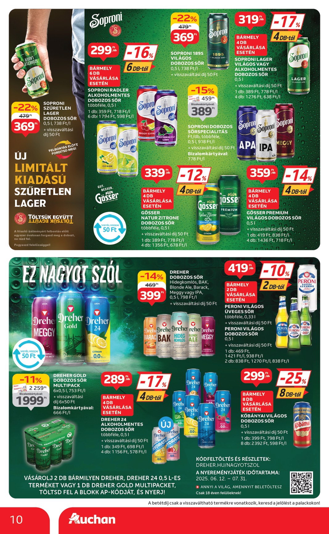 auchan - Auchan - Kerti parti ajánlataink akciós újság, érvényes 06.19. - 07.02. - page: 10