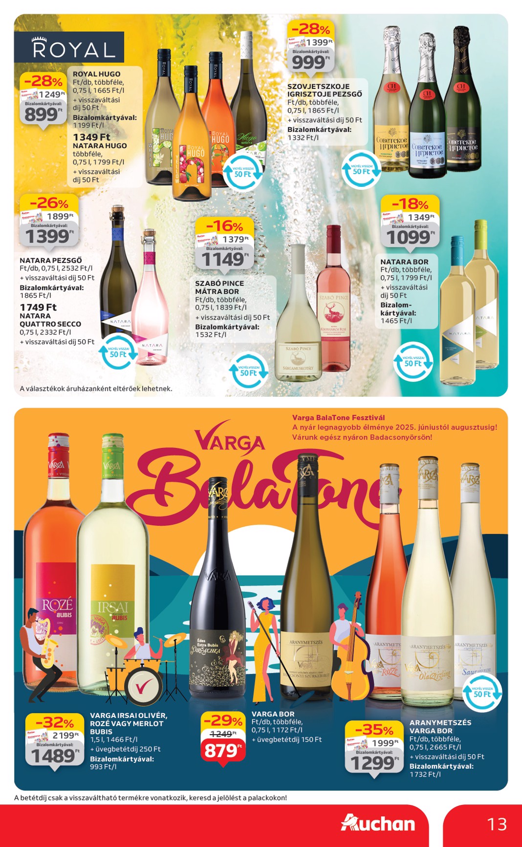 auchan - Auchan - Kerti parti ajánlataink akciós újság, érvényes 06.19. - 07.02. - page: 13
