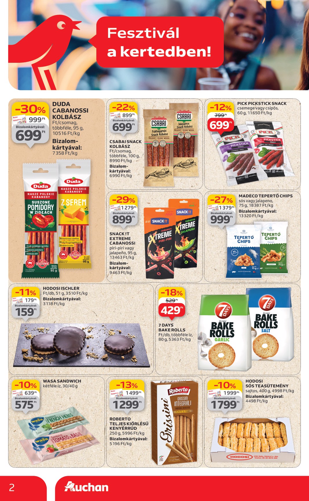 auchan - Auchan - Kerti parti ajánlataink akciós újság, érvényes 06.19. - 07.02. - page: 2
