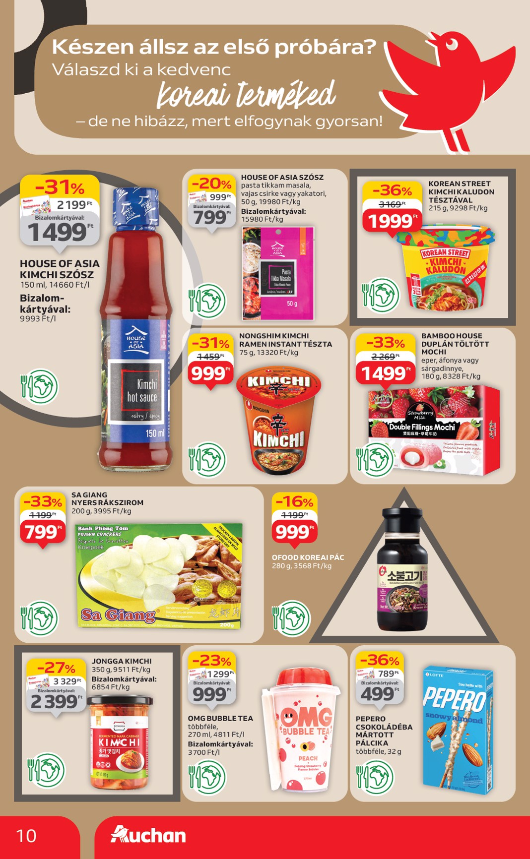 auchan - Auchan szupermarket akciós újság, érvényes 06.19. - 06.25. - page: 10